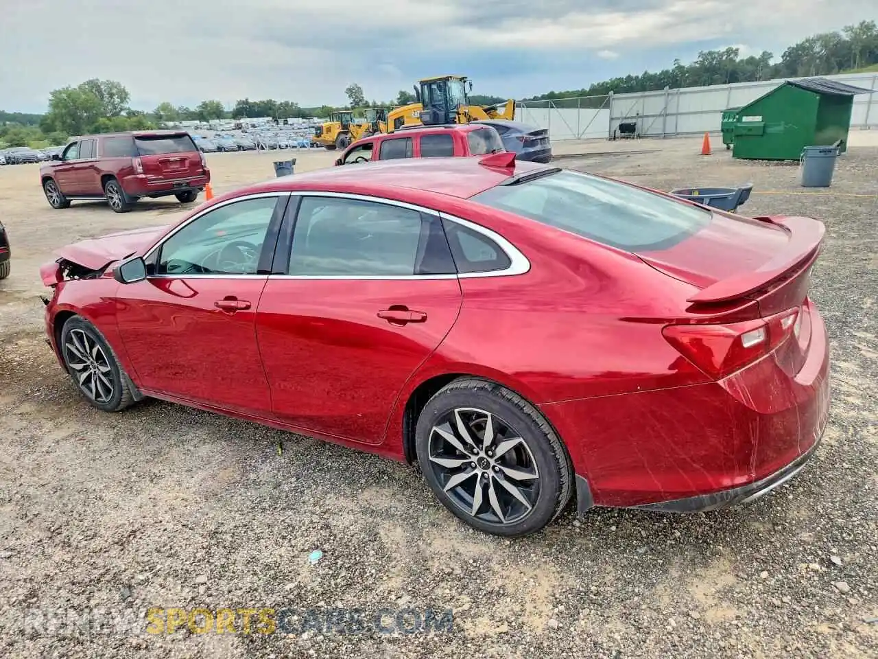 2 Photograph of a damaged car 1G1ZG5ST8MF009371 CHEVROLET MALIBU 2021