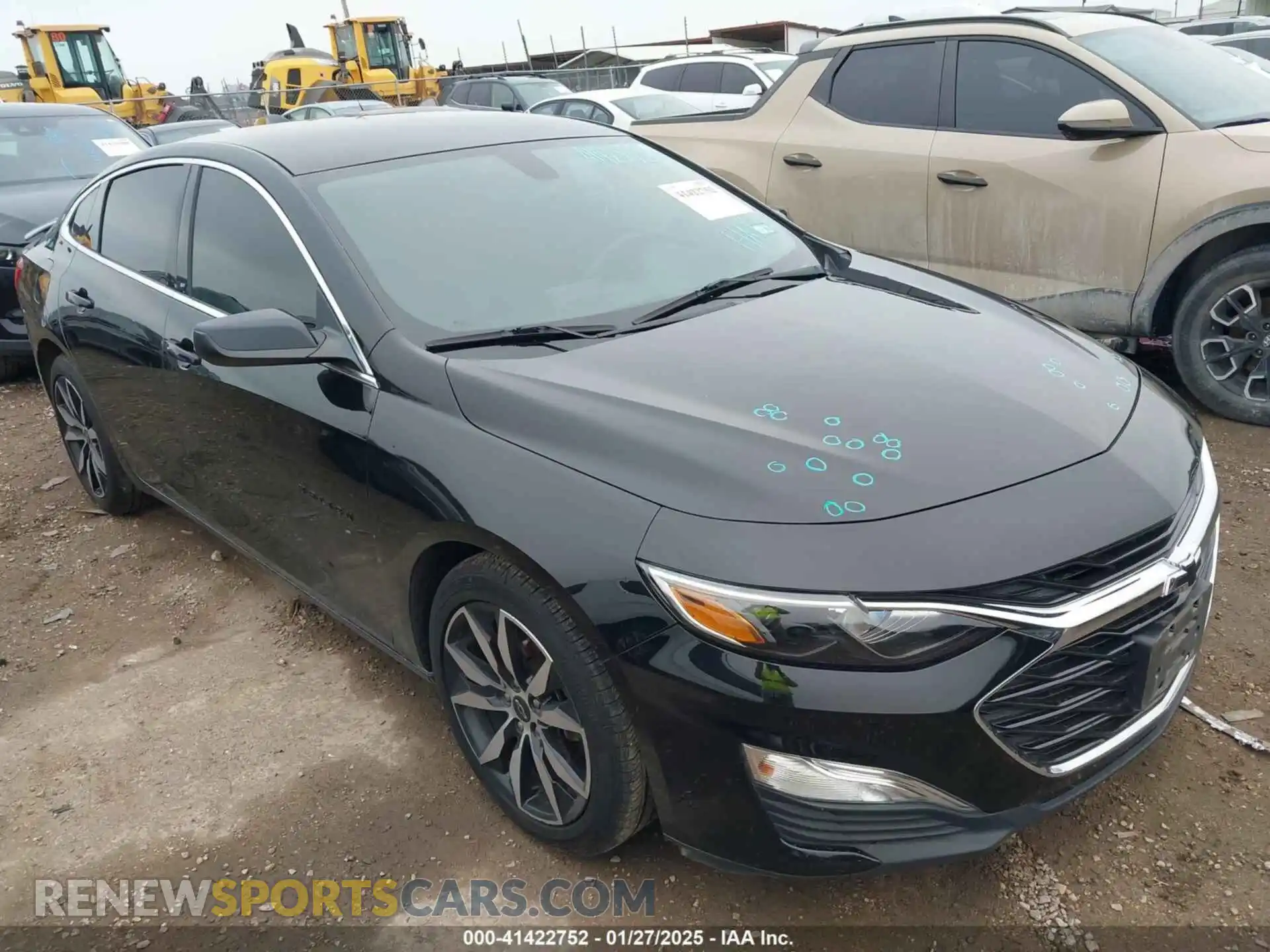 1 Photograph of a damaged car 1G1ZG5ST8MF035596 CHEVROLET MALIBU 2021