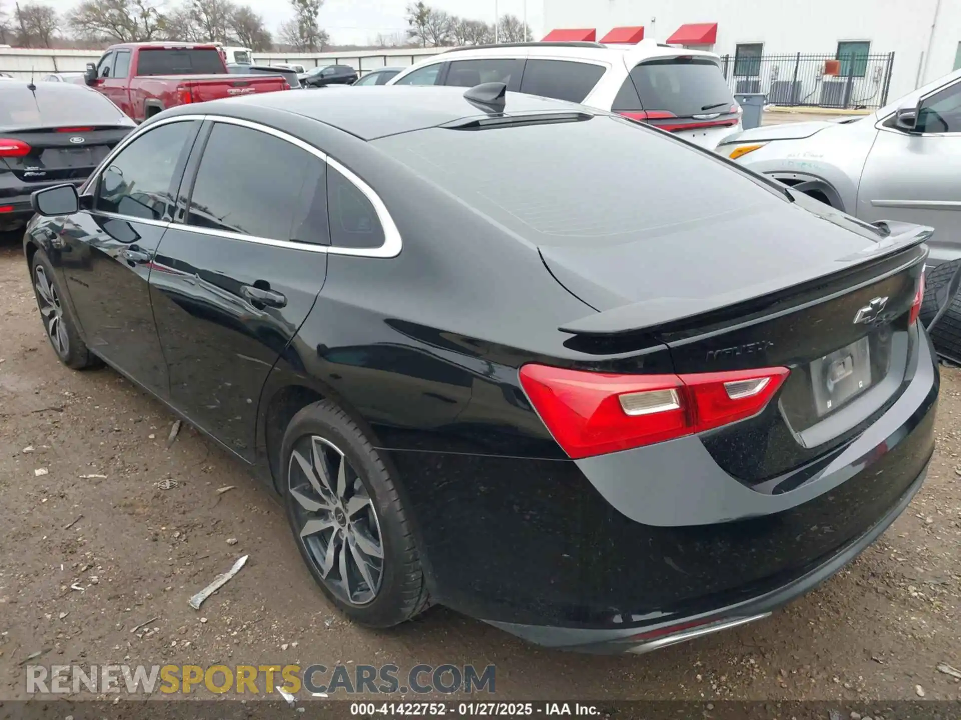 3 Photograph of a damaged car 1G1ZG5ST8MF035596 CHEVROLET MALIBU 2021