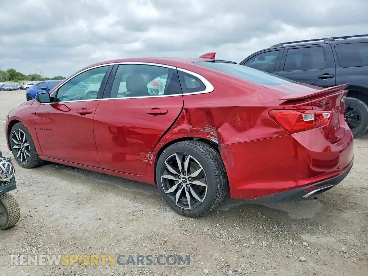 2 Photograph of a damaged car 1G1ZG5ST8MF036778 CHEVROLET MALIBU 2021