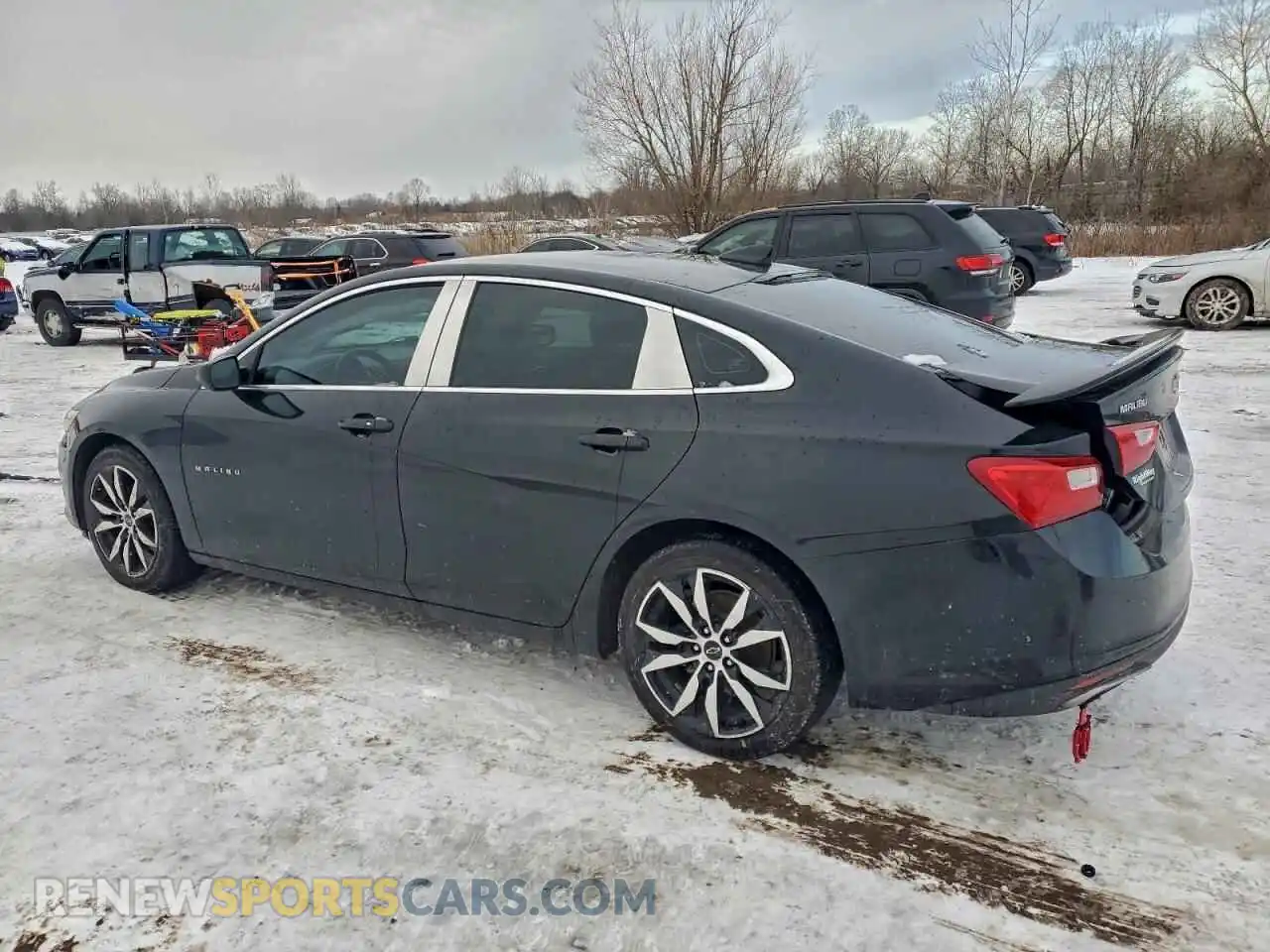 2 Photograph of a damaged car 1G1ZG5ST8MF062491 CHEVROLET MALIBU 2021