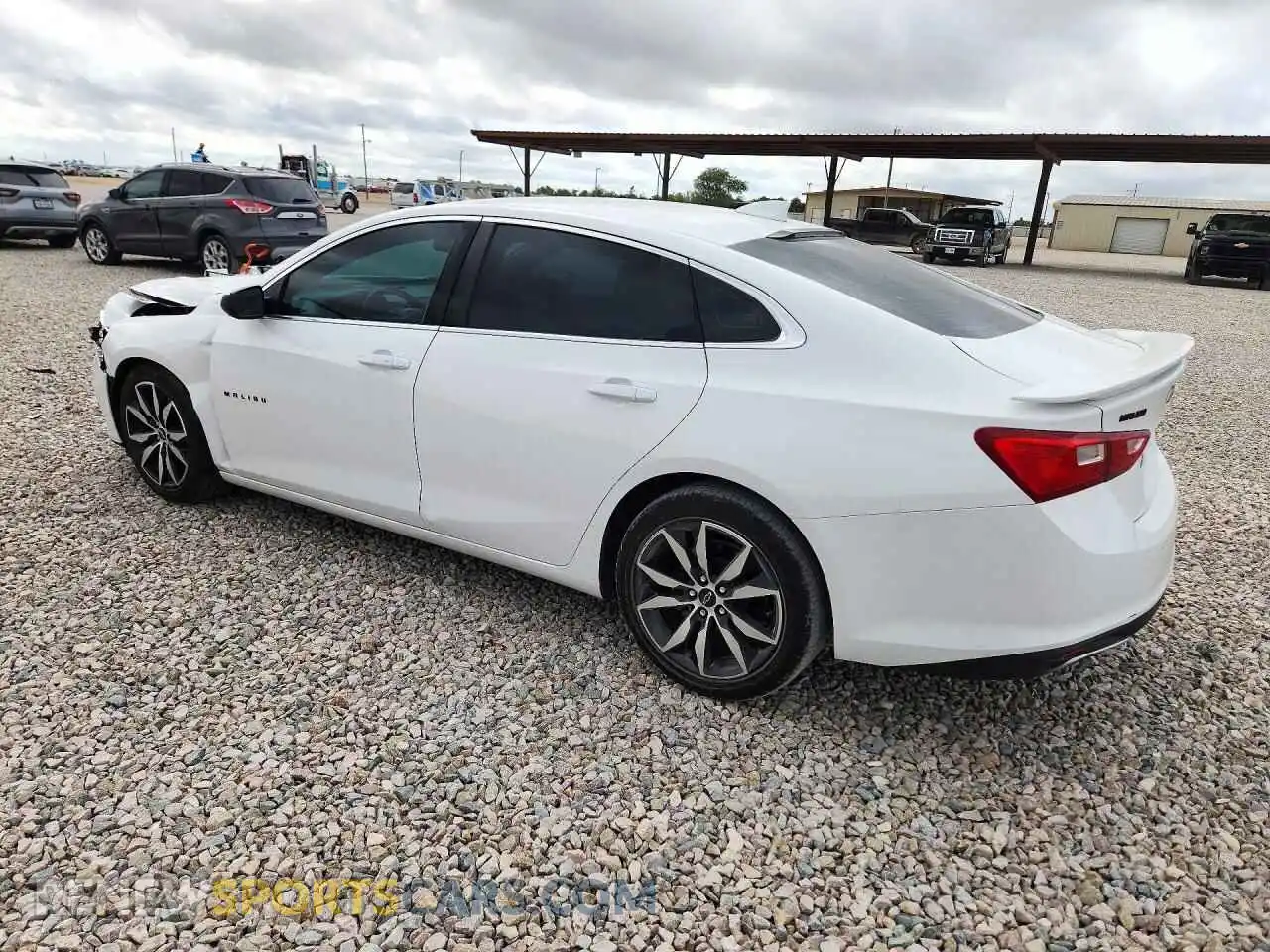 2 Photograph of a damaged car 1G1ZG5ST8MF076231 CHEVROLET MALIBU 2021