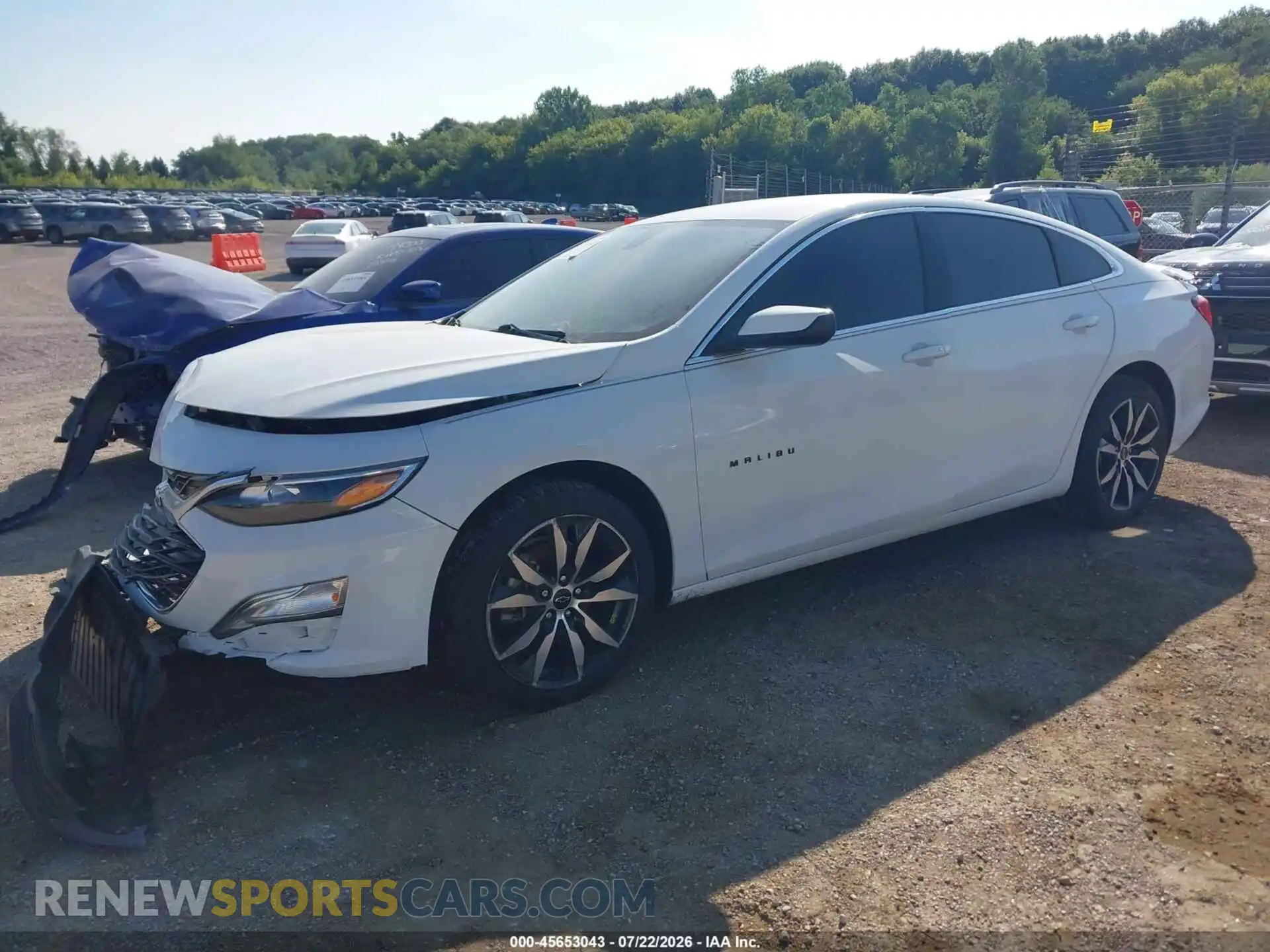 2 Фотография поврежденного автомобиля 1G1ZG5ST8MF076603 CHEVROLET MALIBU 2021