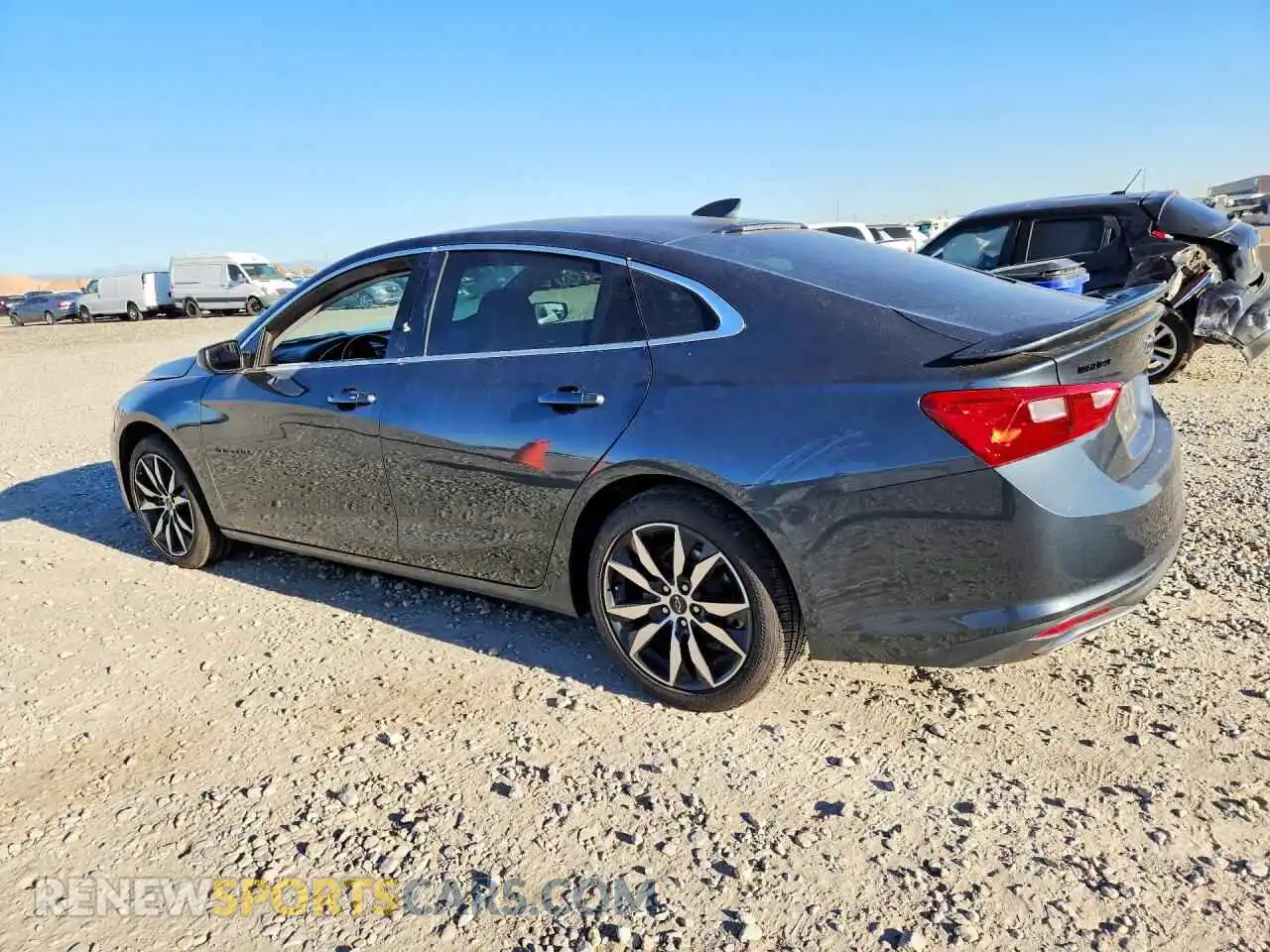2 Photograph of a damaged car 1G1ZG5ST9MF008200 CHEVROLET MALIBU 2021