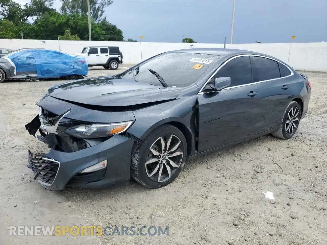 1 Фотография поврежденного автомобиля 1G1ZG5ST9MF036112 CHEVROLET MALIBU 2021