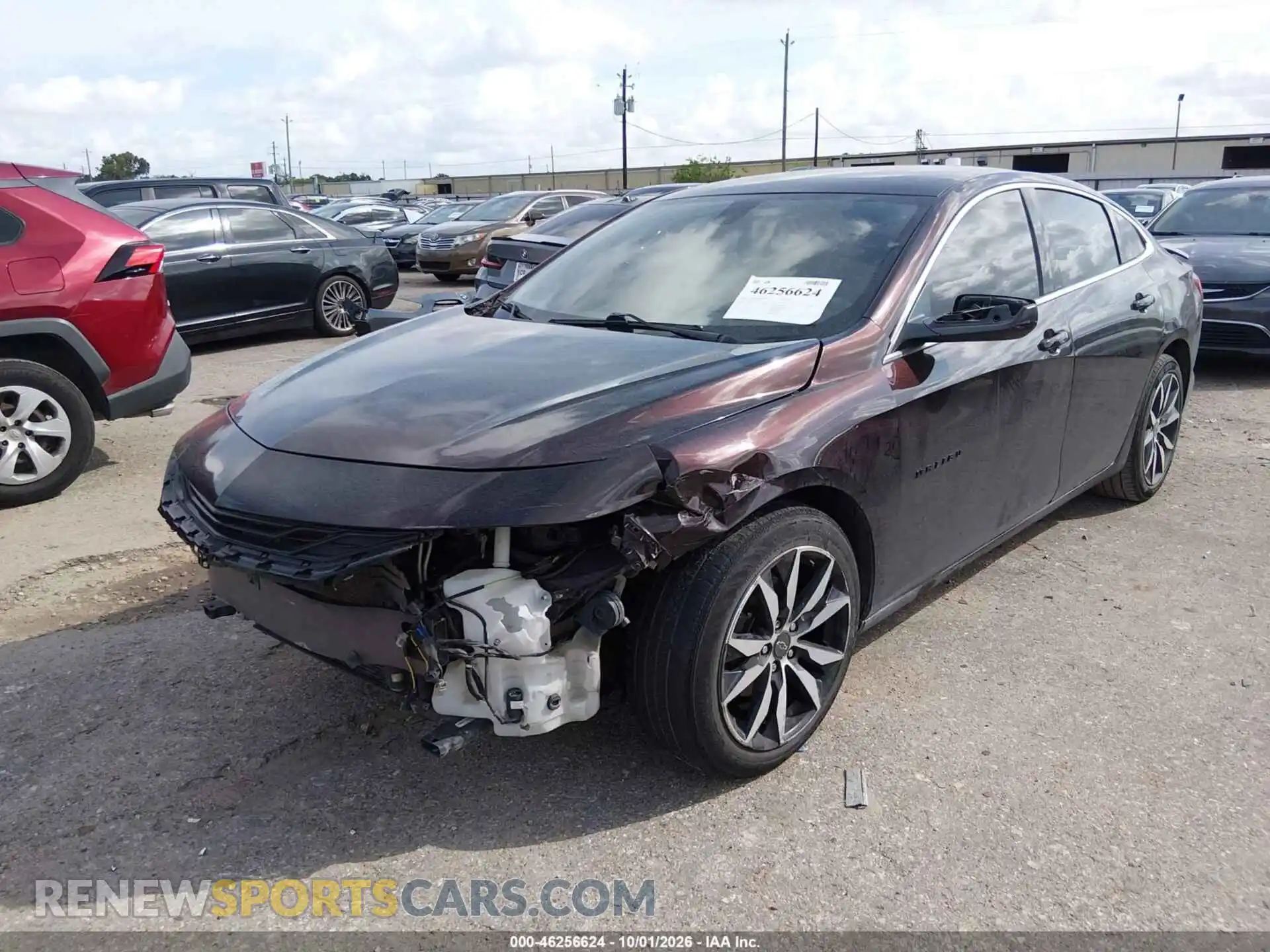2 Photograph of a damaged car 1G1ZG5ST9MF037101 CHEVROLET MALIBU 2021
