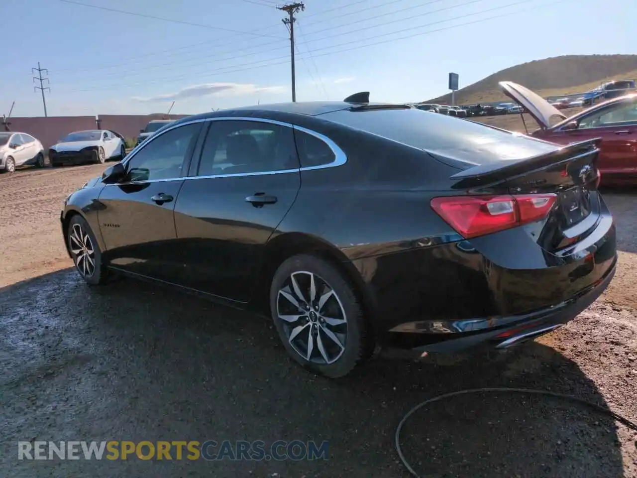 2 Photograph of a damaged car 1G1ZG5ST9MF051127 CHEVROLET MALIBU 2021