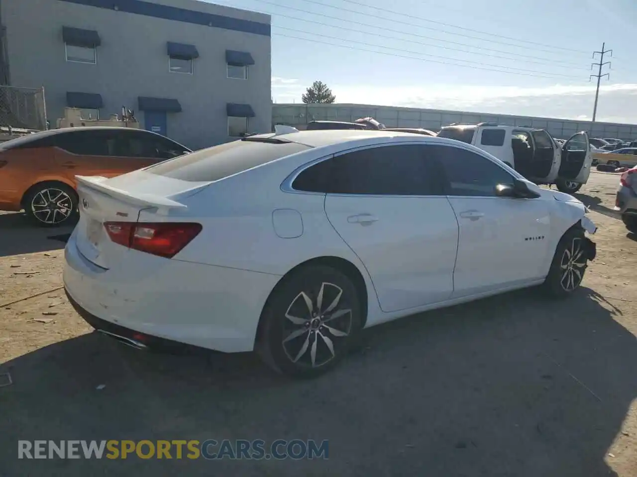 3 Photograph of a damaged car 1G1ZG5ST9MF089201 CHEVROLET MALIBU 2021