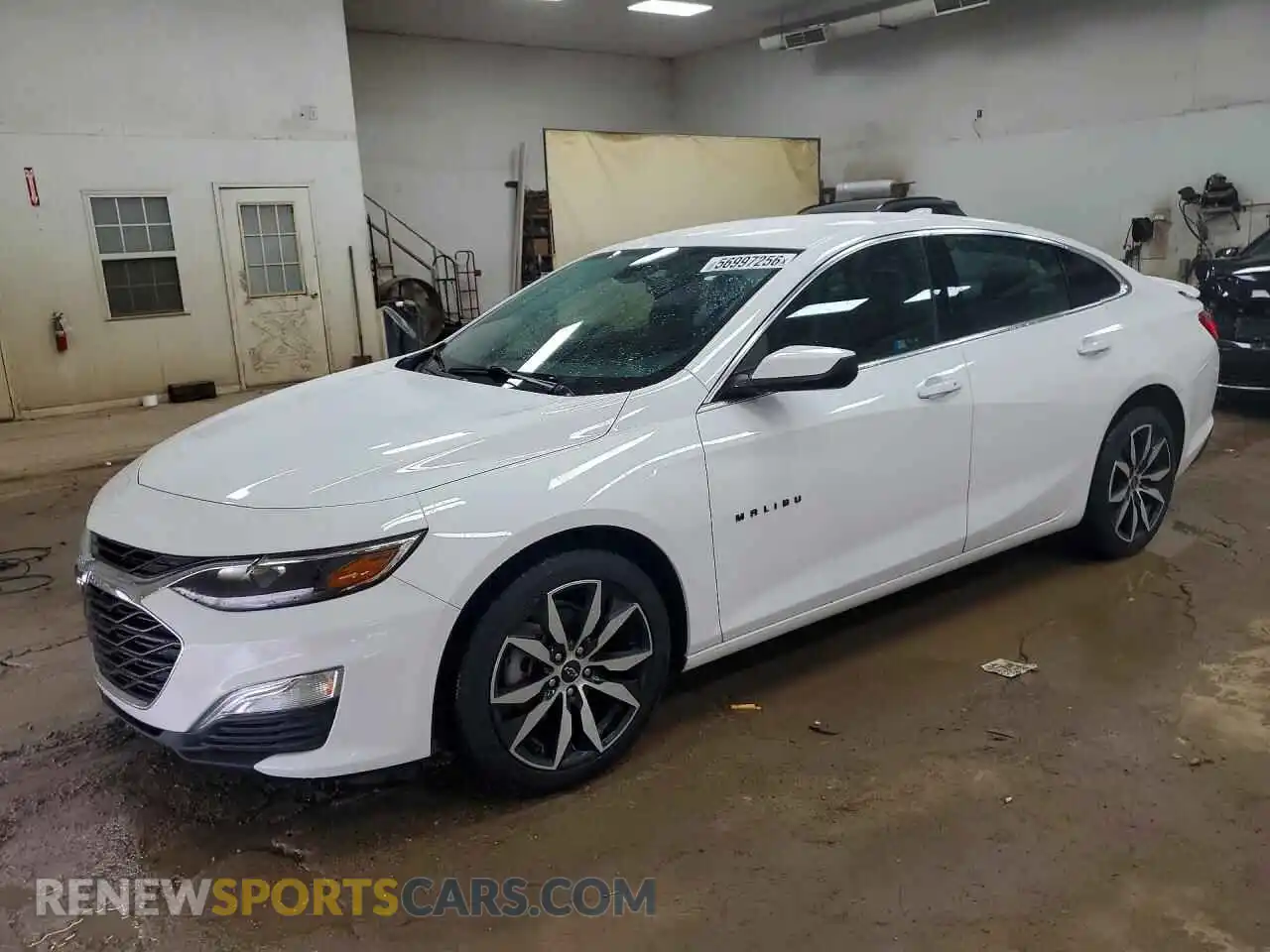 1 Photograph of a damaged car 1G1ZG5STXMF016760 CHEVROLET MALIBU 2021