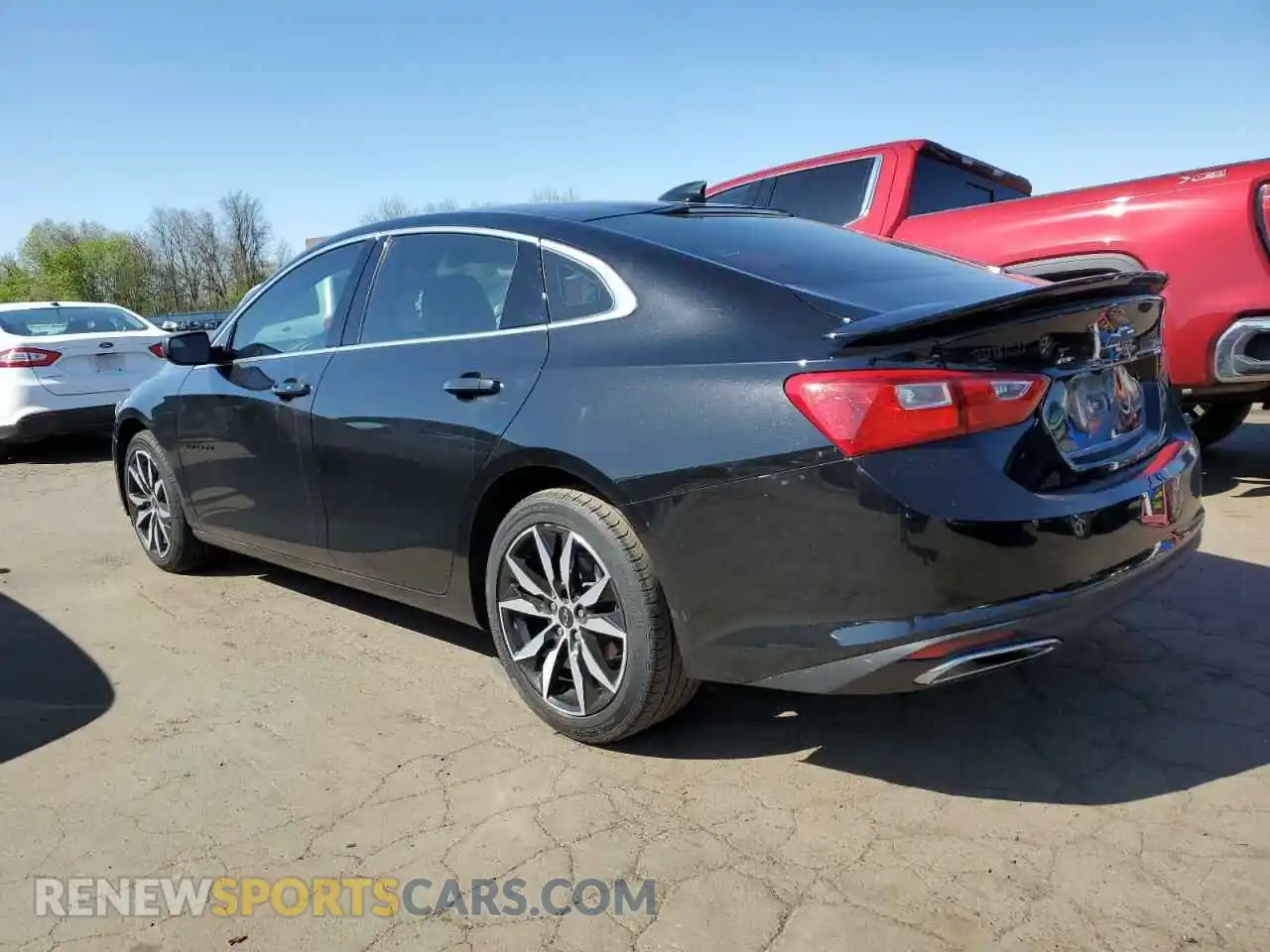 2 Photograph of a damaged car 1G1ZG5STXMF033641 CHEVROLET MALIBU 2021