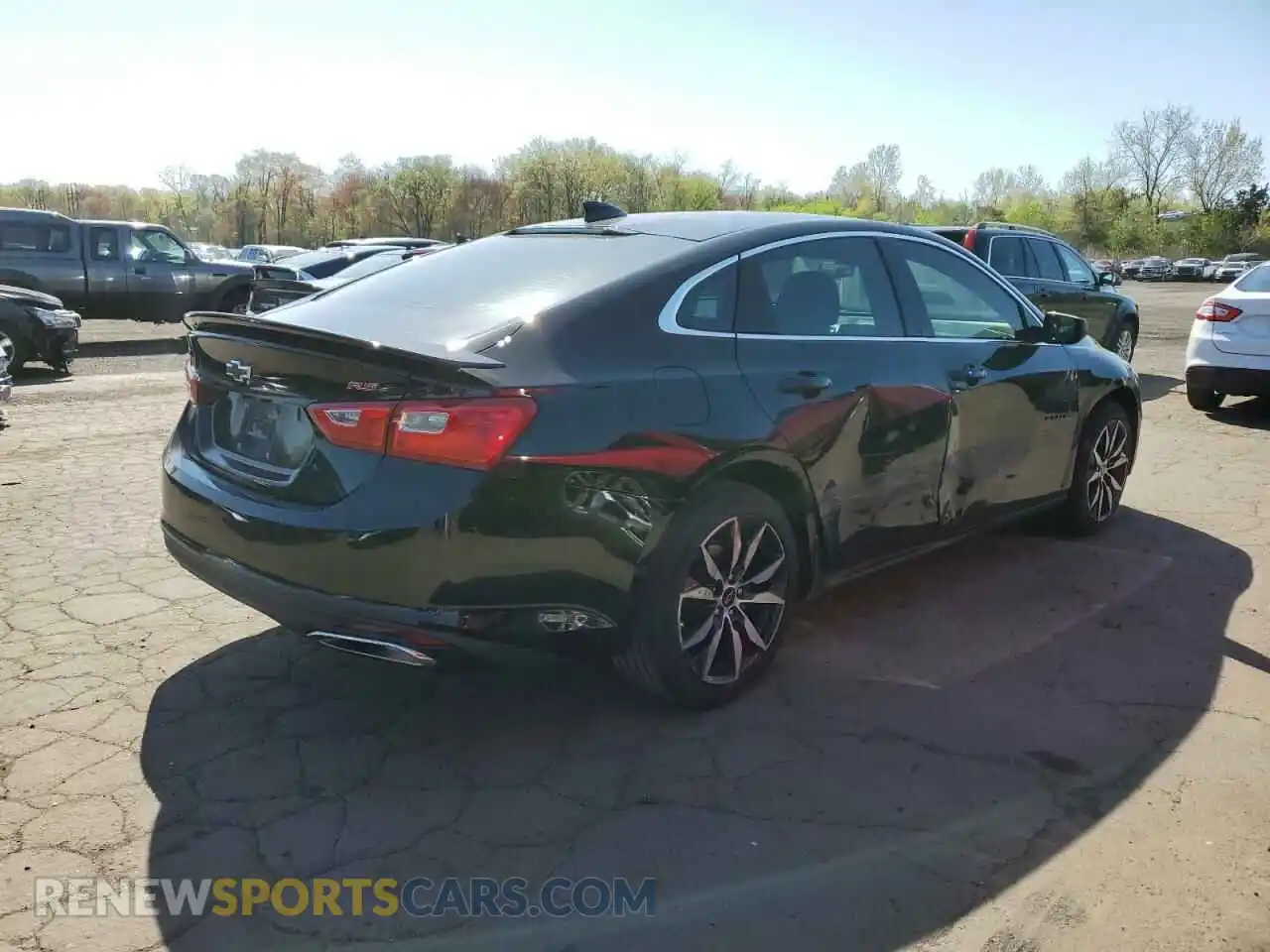 3 Photograph of a damaged car 1G1ZG5STXMF033641 CHEVROLET MALIBU 2021