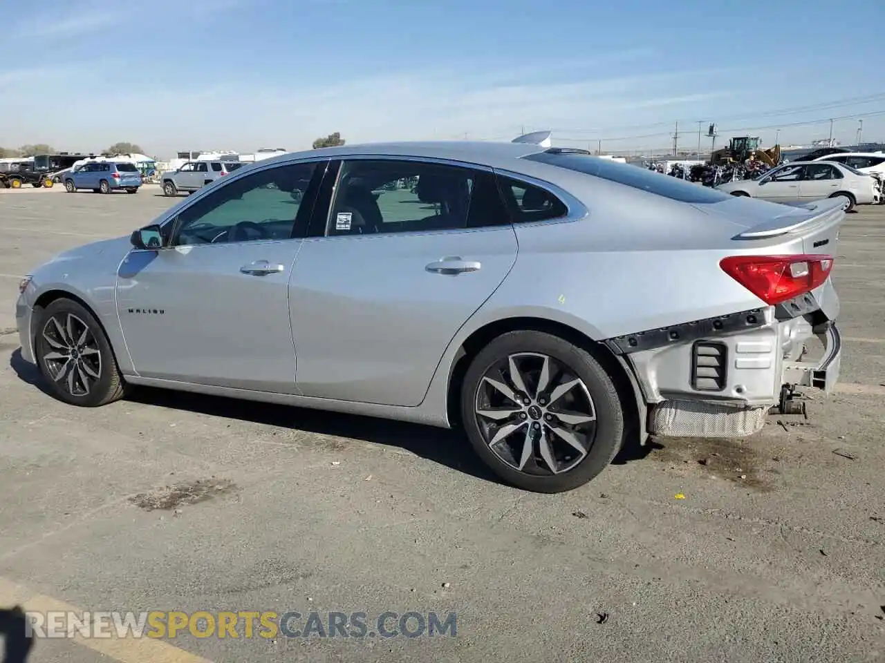 2 Photograph of a damaged car 1G1ZG5STXMF037169 CHEVROLET MALIBU 2021