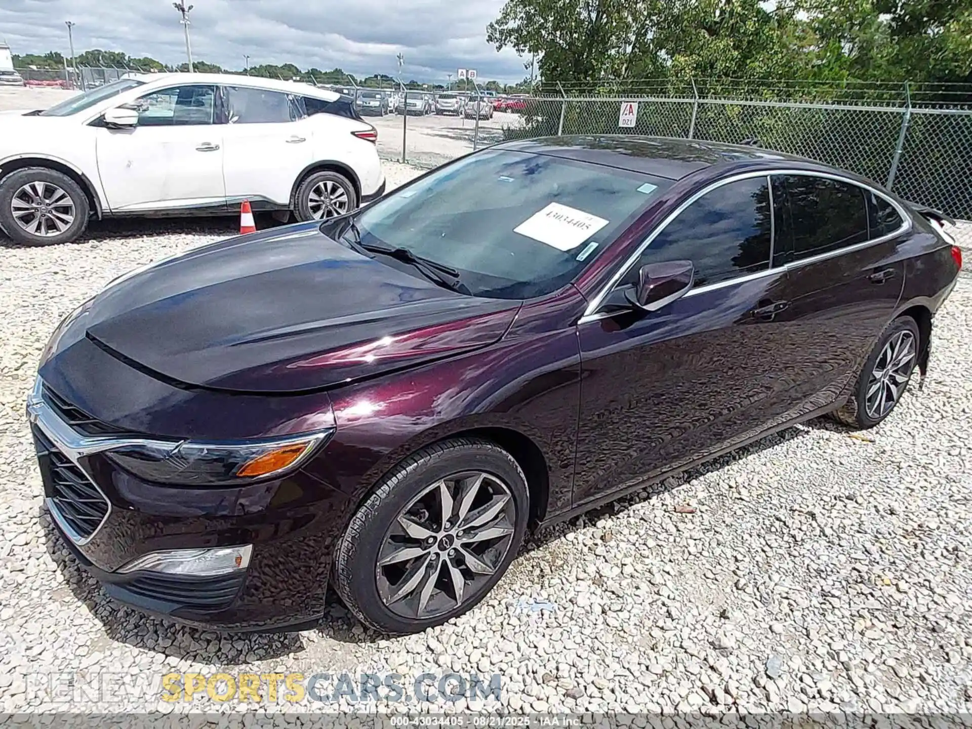 2 Photograph of a damaged car 1G1ZG5STXMF038810 CHEVROLET MALIBU 2021