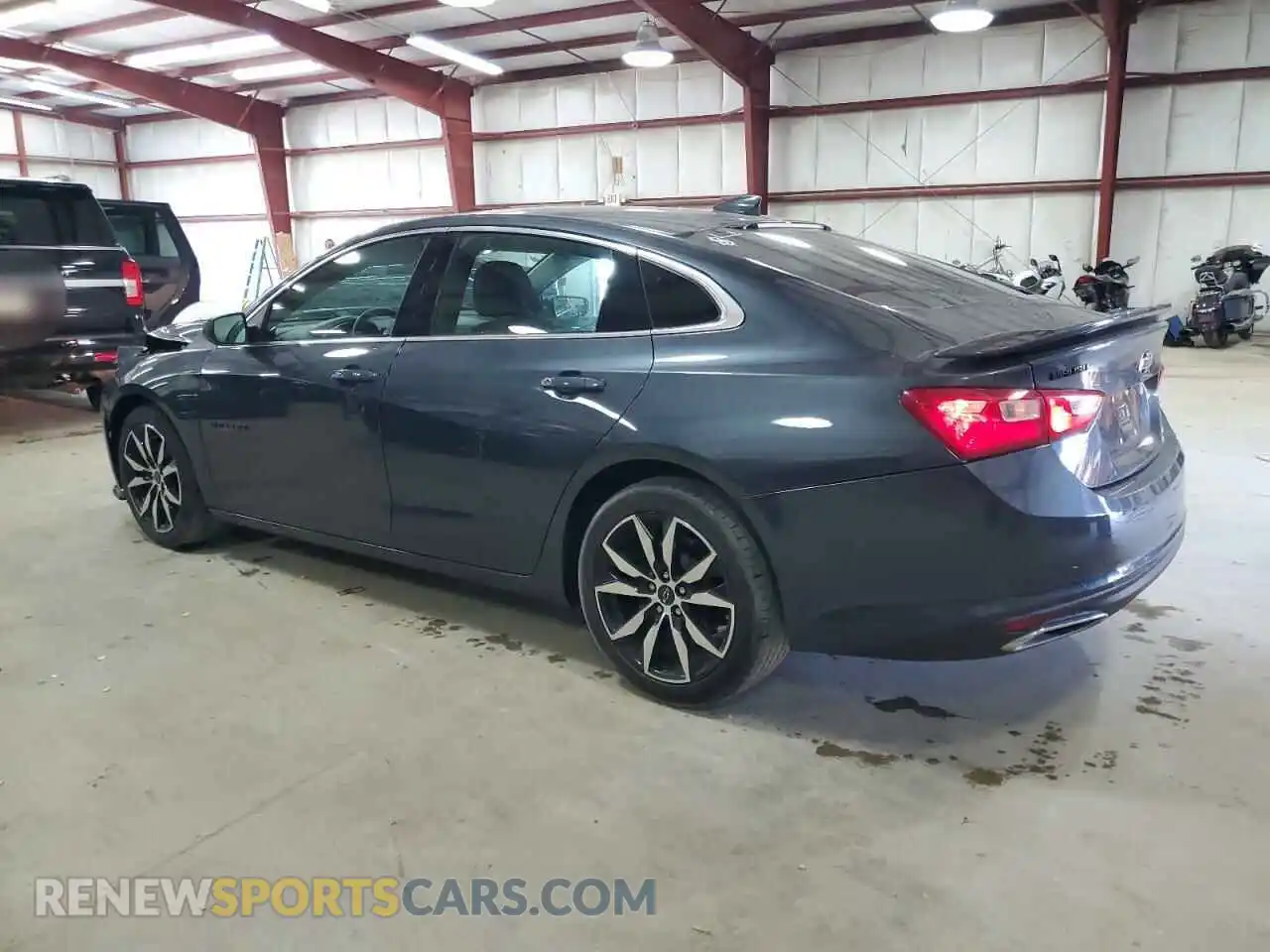 2 Photograph of a damaged car 1G1ZG5STXMF039505 CHEVROLET MALIBU 2021