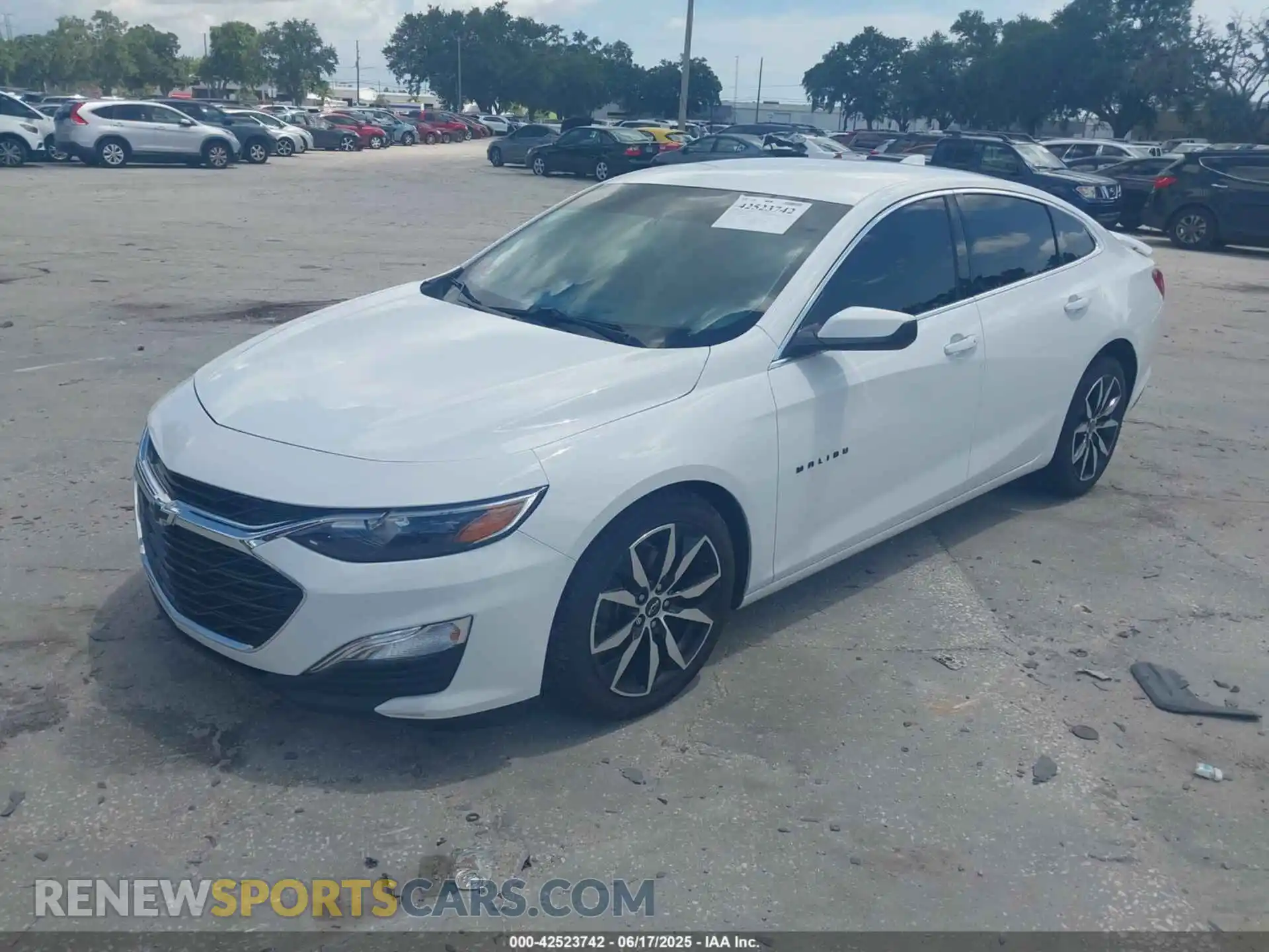 2 Photograph of a damaged car 1G1ZG5STXMF039679 CHEVROLET MALIBU 2021