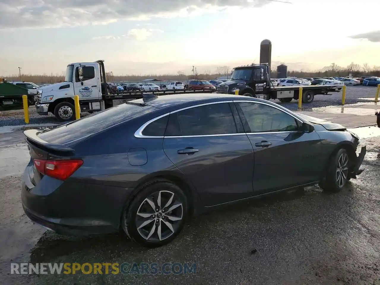 3 Photograph of a damaged car 1G1ZG5STXMF046647 CHEVROLET MALIBU 2021