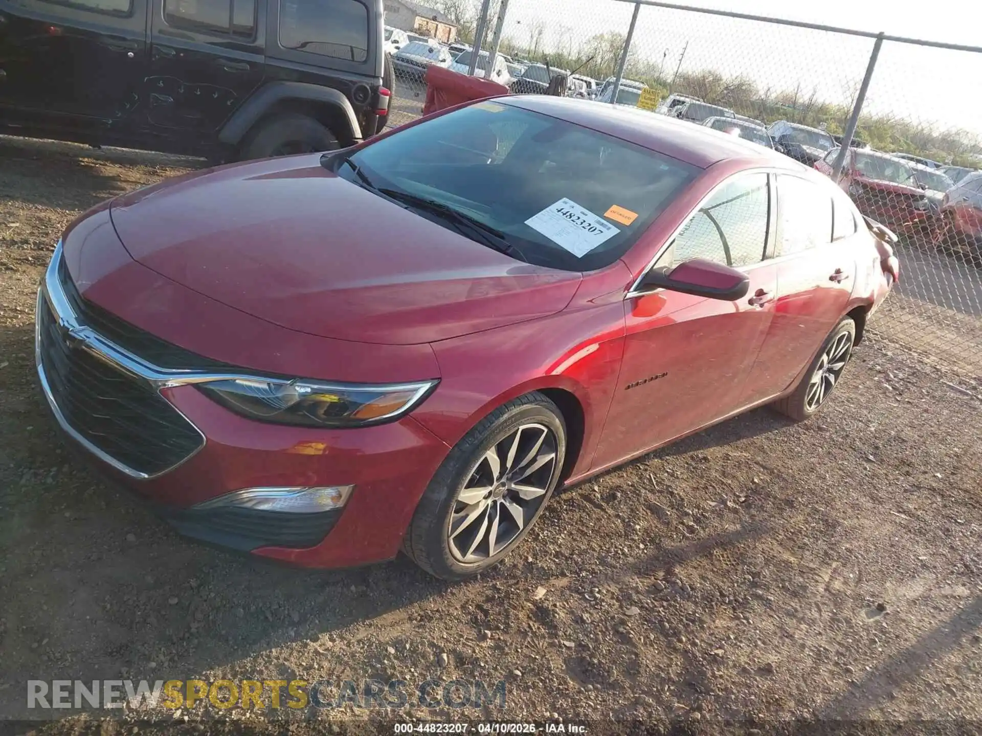 2 Photograph of a damaged car 1G1ZG5STXMF051671 CHEVROLET MALIBU 2021