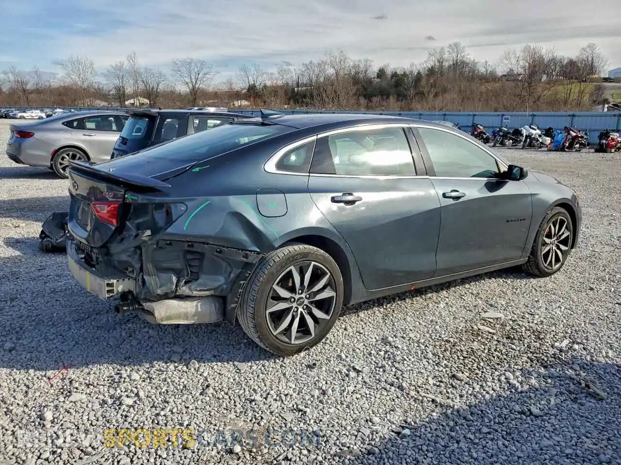 3 Photograph of a damaged car 1G1ZG5STXMF065053 CHEVROLET MALIBU 2021
