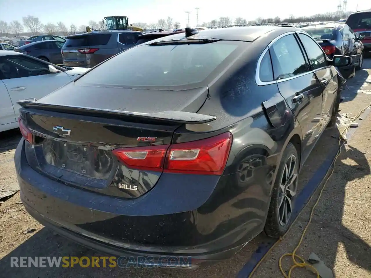 3 Photograph of a damaged car 1G1ZG5STXMF066610 CHEVROLET MALIBU 2021