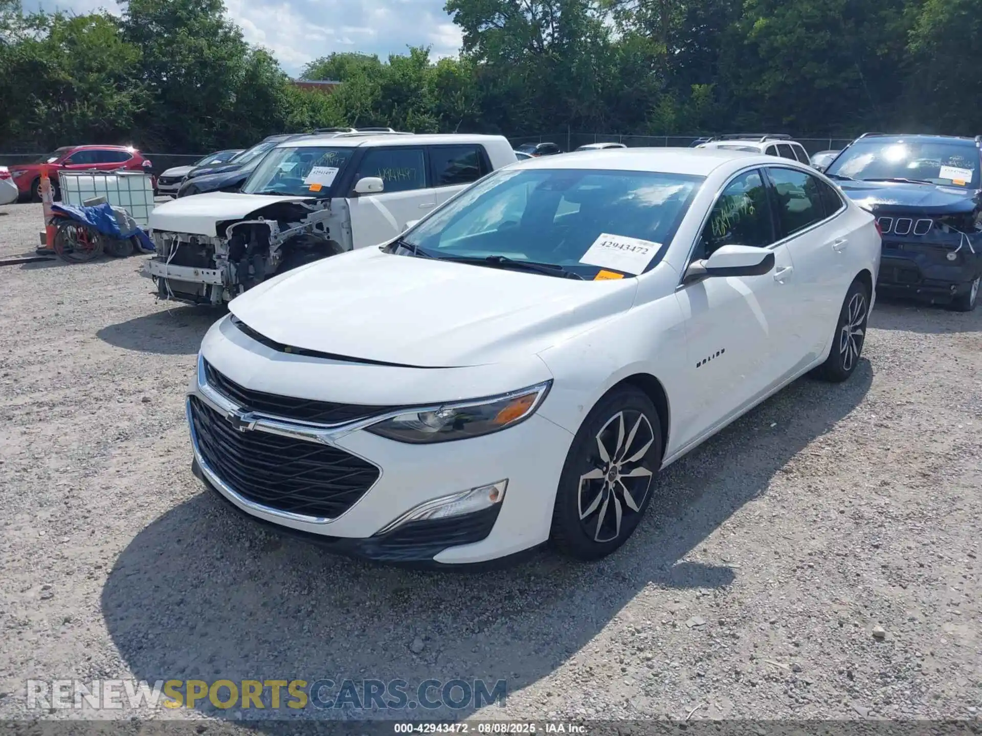 2 fotografías del automóvil dañado 1G1ZG5STXMF086369 CHEVROLET MALIBU 2021