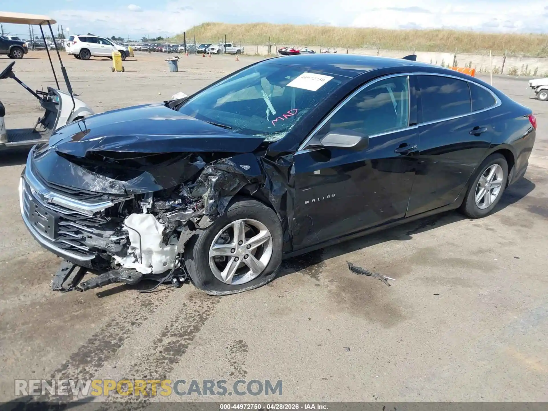 2 Фотография поврежденного автомобиля 1G1ZB5ST5NF209818 CHEVROLET MALIBU 2022