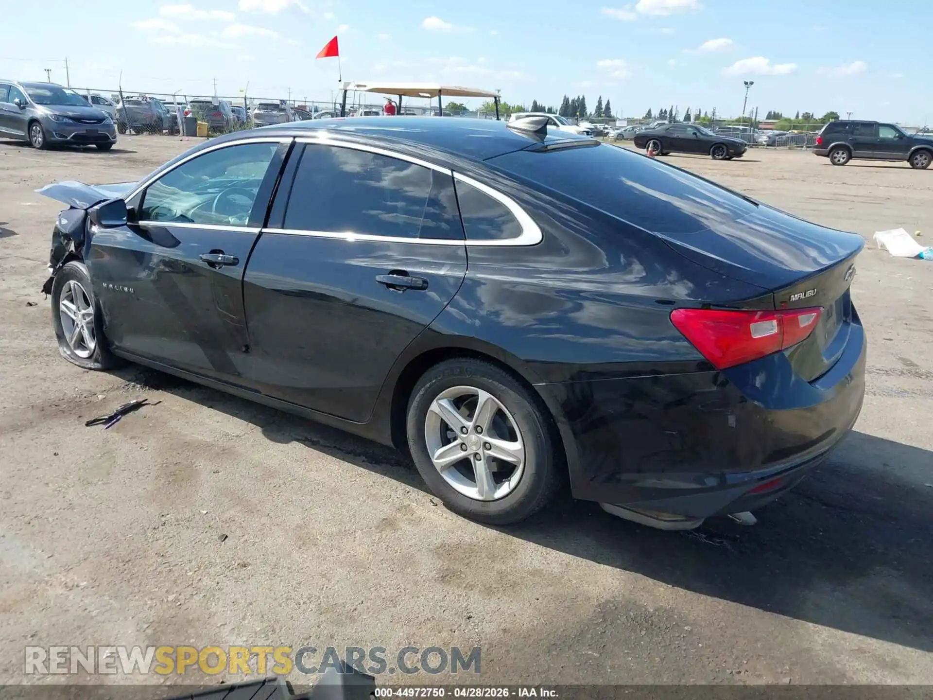 3 Фотография поврежденного автомобиля 1G1ZB5ST5NF209818 CHEVROLET MALIBU 2022