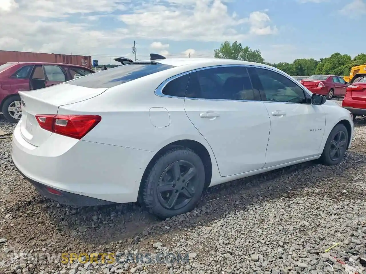 3 Photograph of a damaged car 1G1ZB5ST9NF201284 CHEVROLET MALIBU 2022