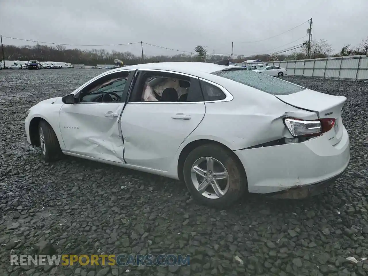 2 Photograph of a damaged car 1G1ZB5STXNF210866 CHEVROLET MALIBU 2022