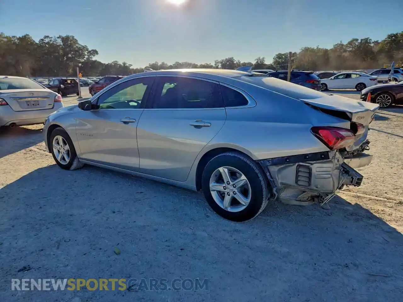 2 Photograph of a damaged car 1G1ZD5ST0NF133550 CHEVROLET MALIBU 2022