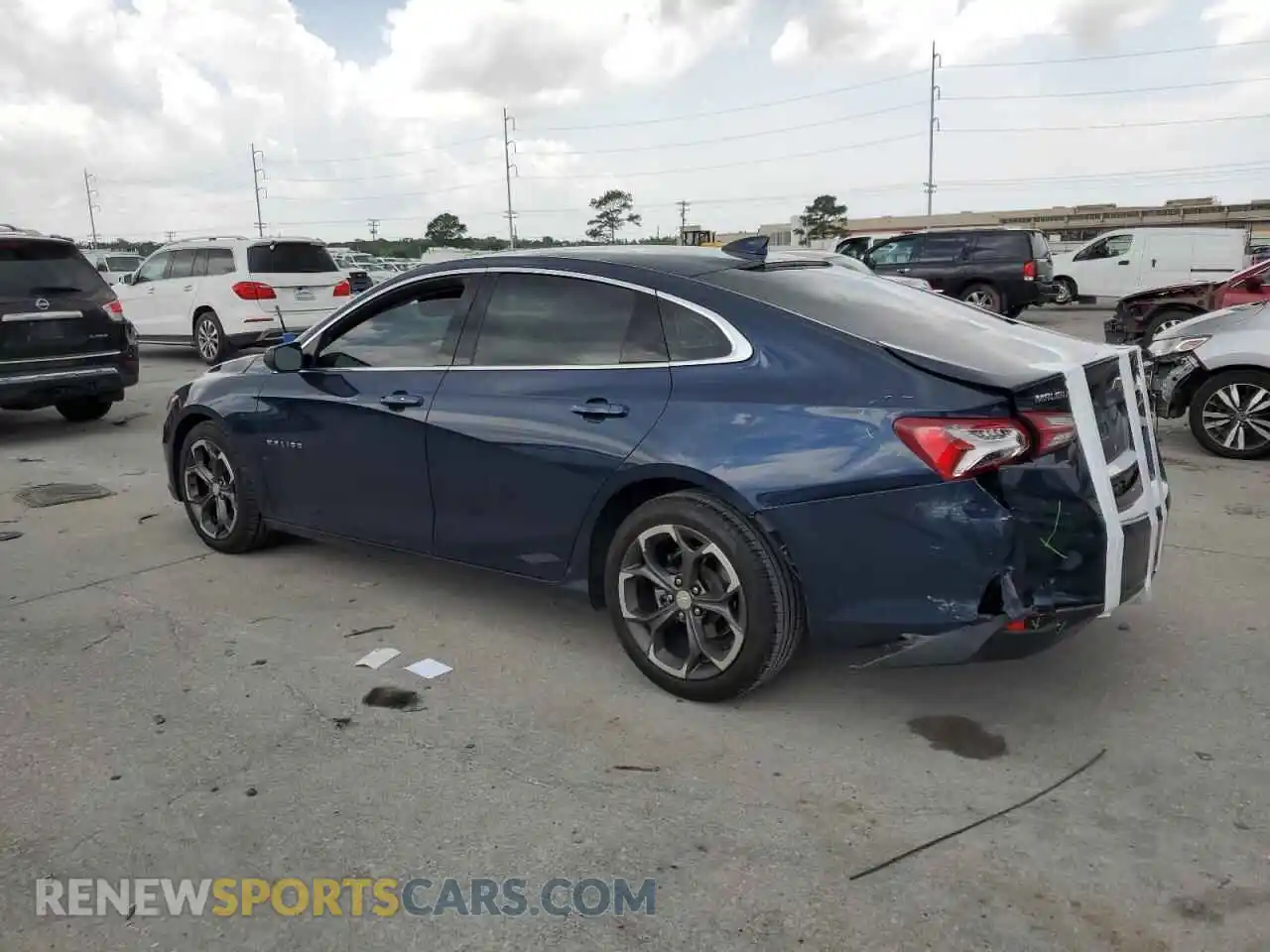 2 Photograph of a damaged car 1G1ZD5ST4NF145216 CHEVROLET MALIBU 2022