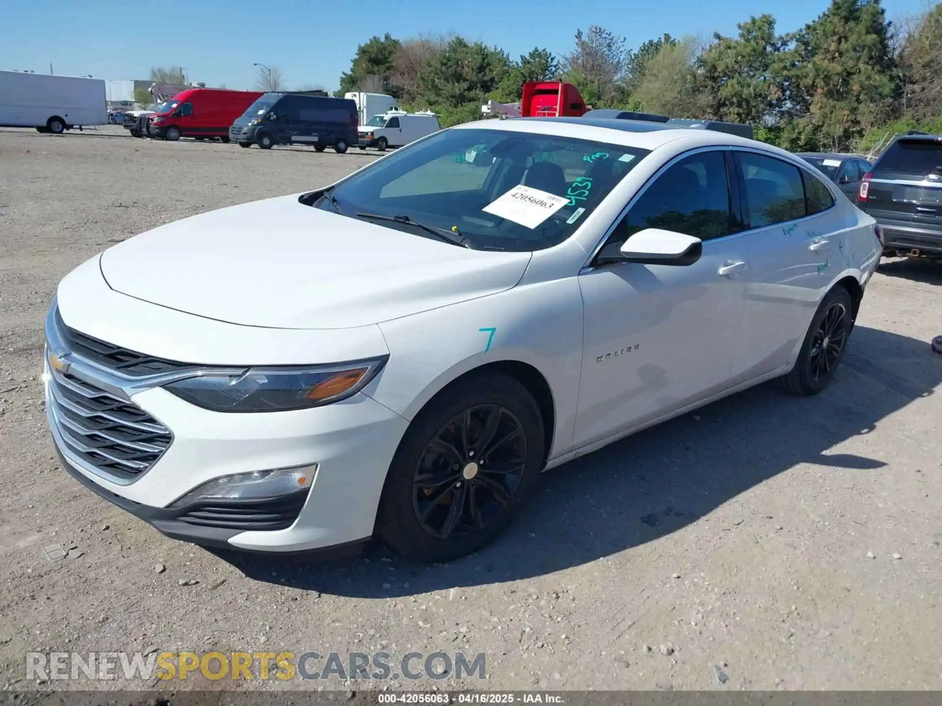 2 Photograph of a damaged car 1G1ZD5ST4NF176465 CHEVROLET MALIBU 2022