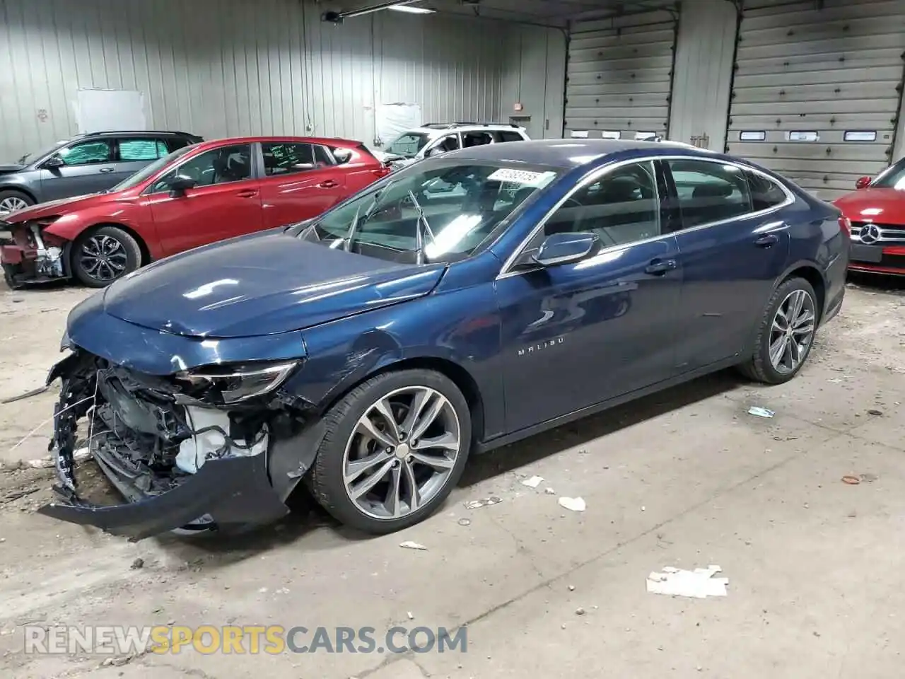 1 Photograph of a damaged car 1G1ZD5ST7NF119872 CHEVROLET MALIBU 2022