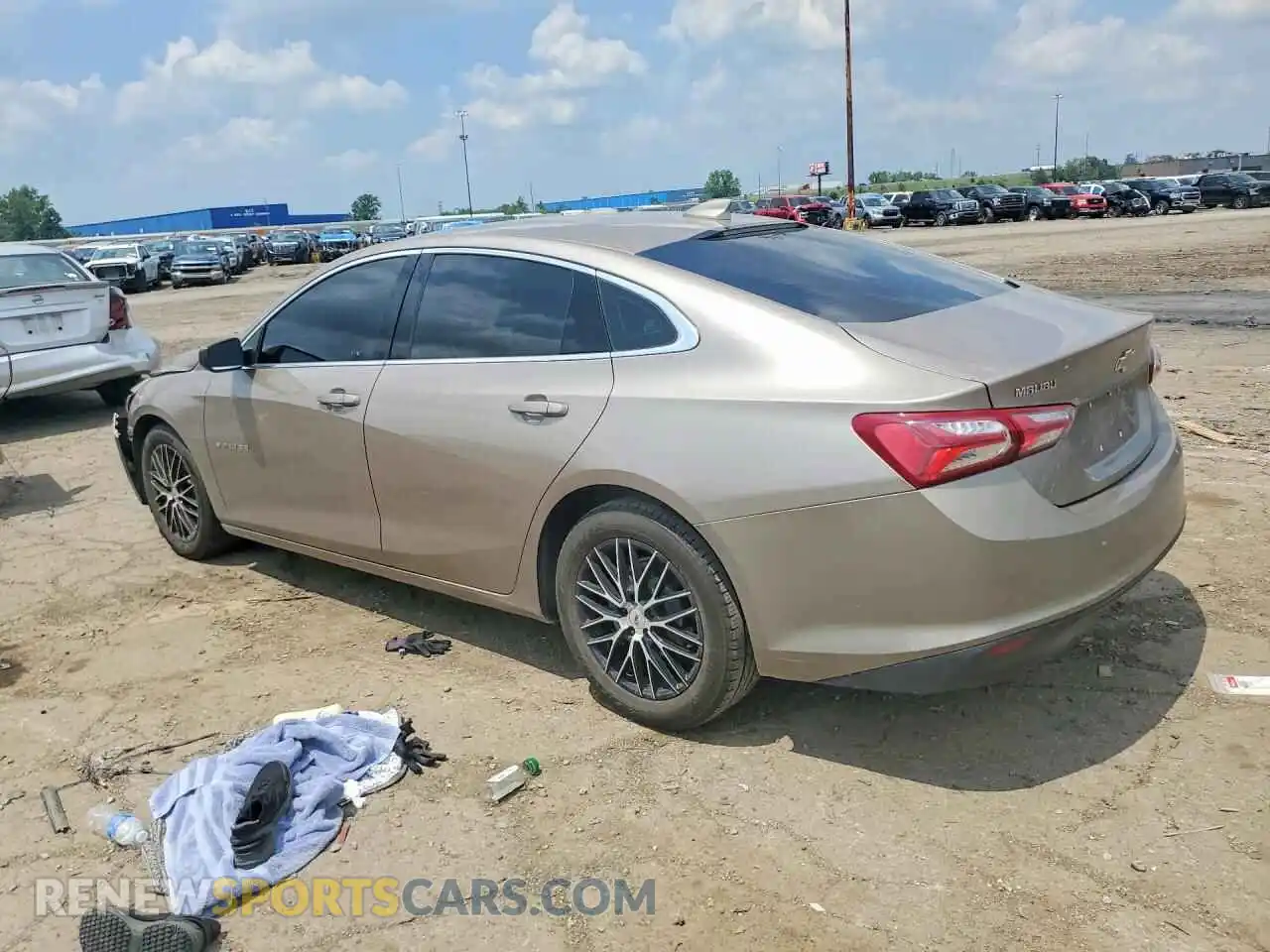 2 fotografías del automóvil dañado 1G1ZD5ST8NF116656 CHEVROLET MALIBU 2022