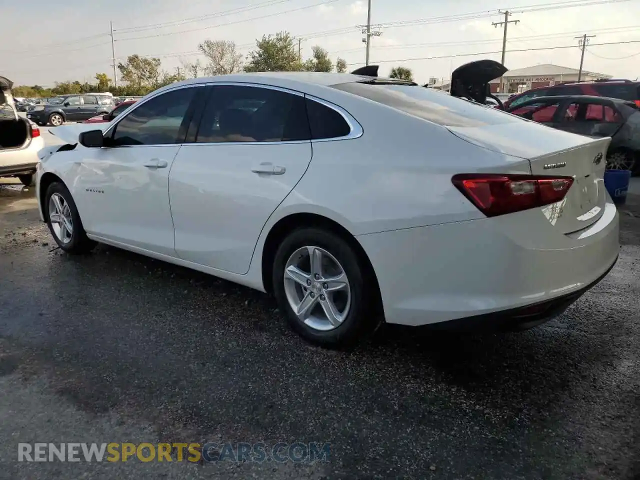2 fotografías del automóvil dañado 1G1ZB5ST6PF122030 CHEVROLET MALIBU 2023