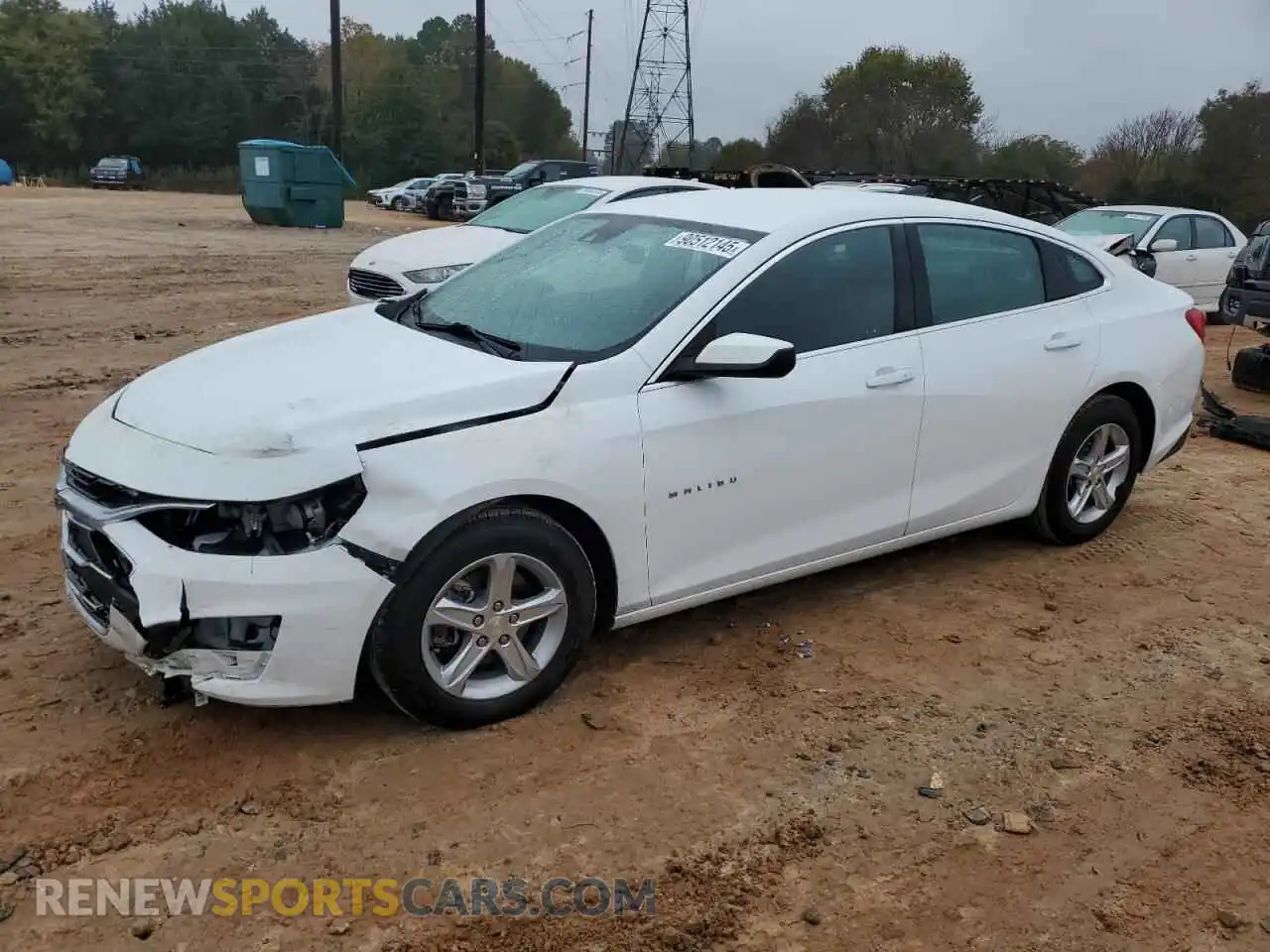 1 Photograph of a damaged car 1G1ZC5ST0PF149883 CHEVROLET MALIBU 2023