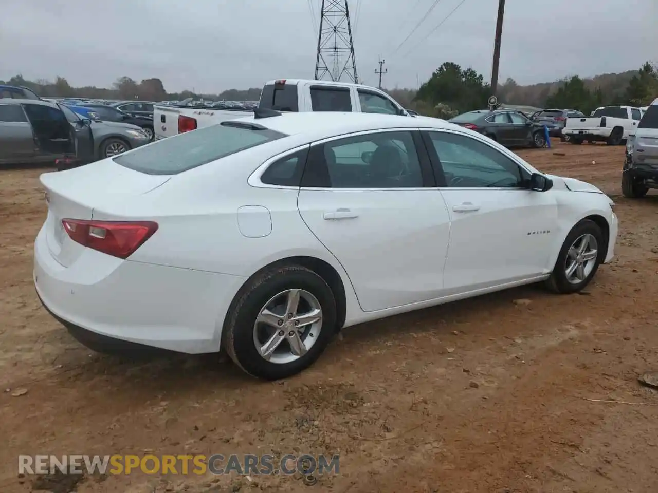 3 Photograph of a damaged car 1G1ZC5ST0PF149883 CHEVROLET MALIBU 2023