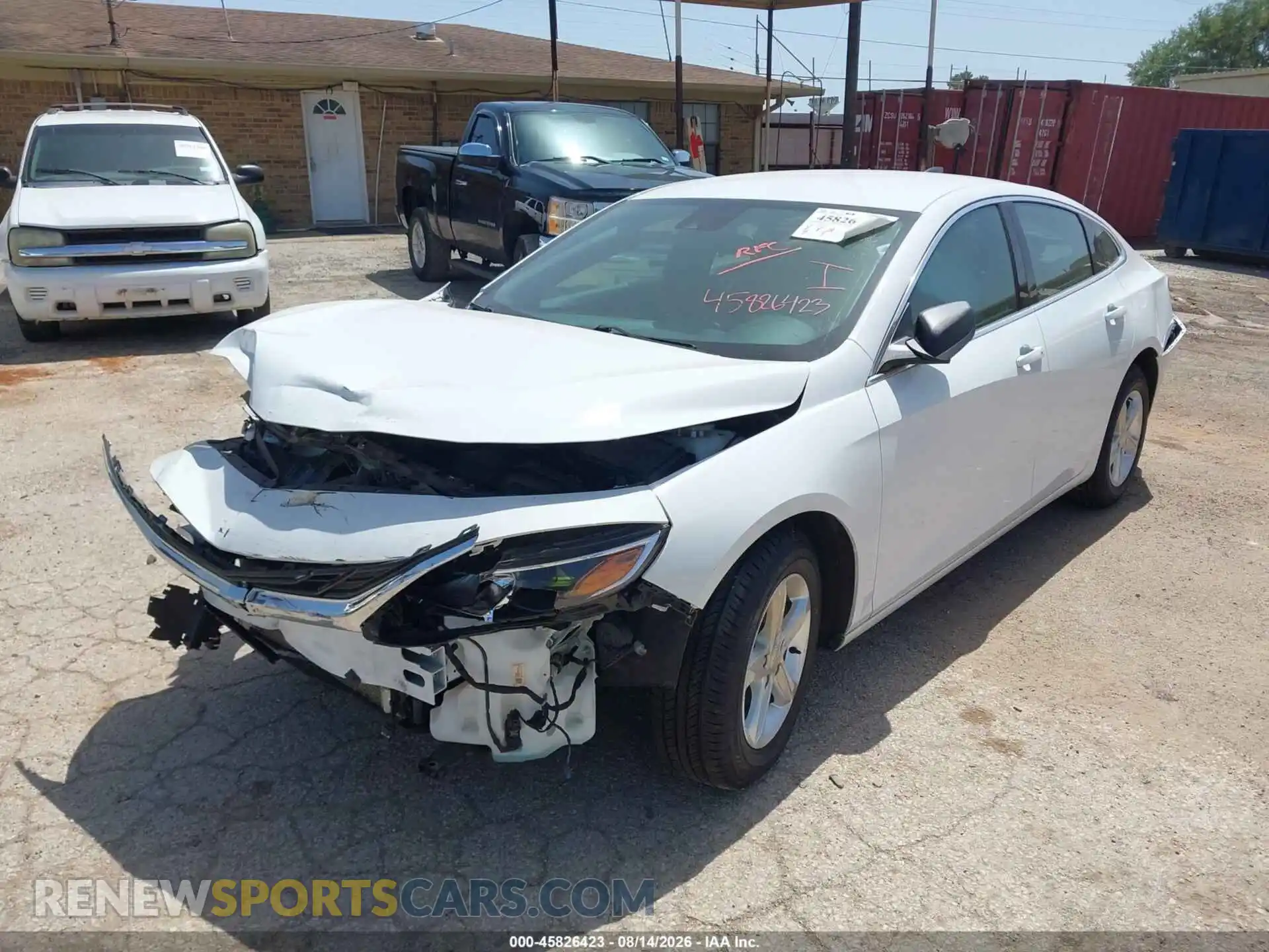 2 Photograph of a damaged car 1G1ZC5ST0PF247148 CHEVROLET MALIBU 2023