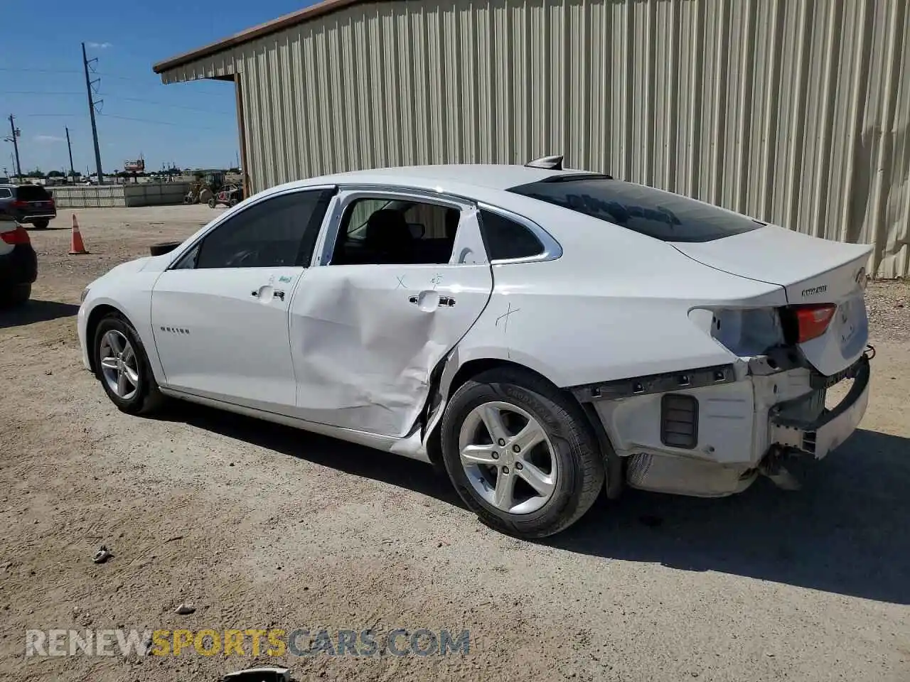 2 Photograph of a damaged car 1G1ZC5ST4PF149174 CHEVROLET MALIBU 2023