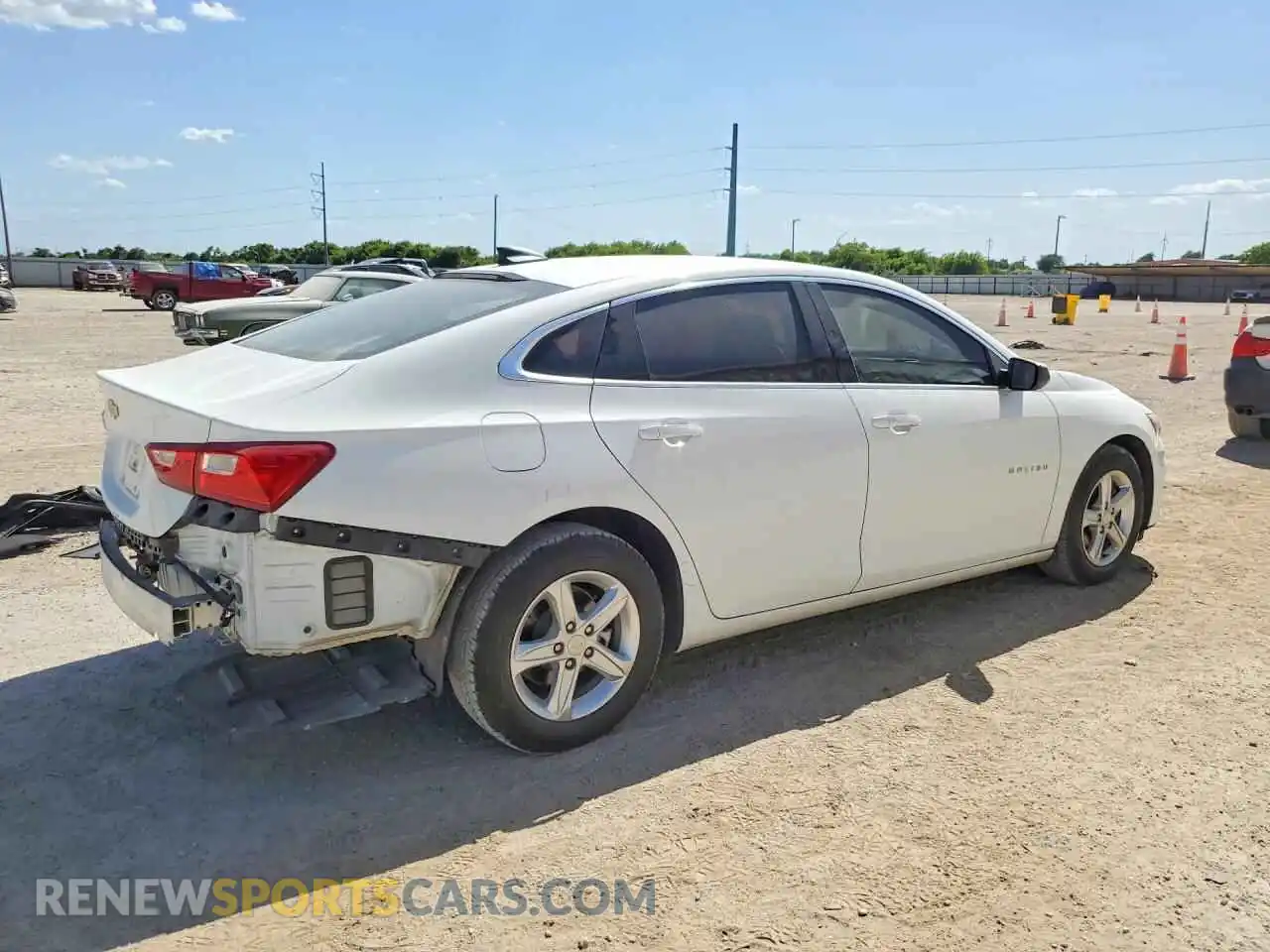 3 Photograph of a damaged car 1G1ZC5ST4PF149174 CHEVROLET MALIBU 2023