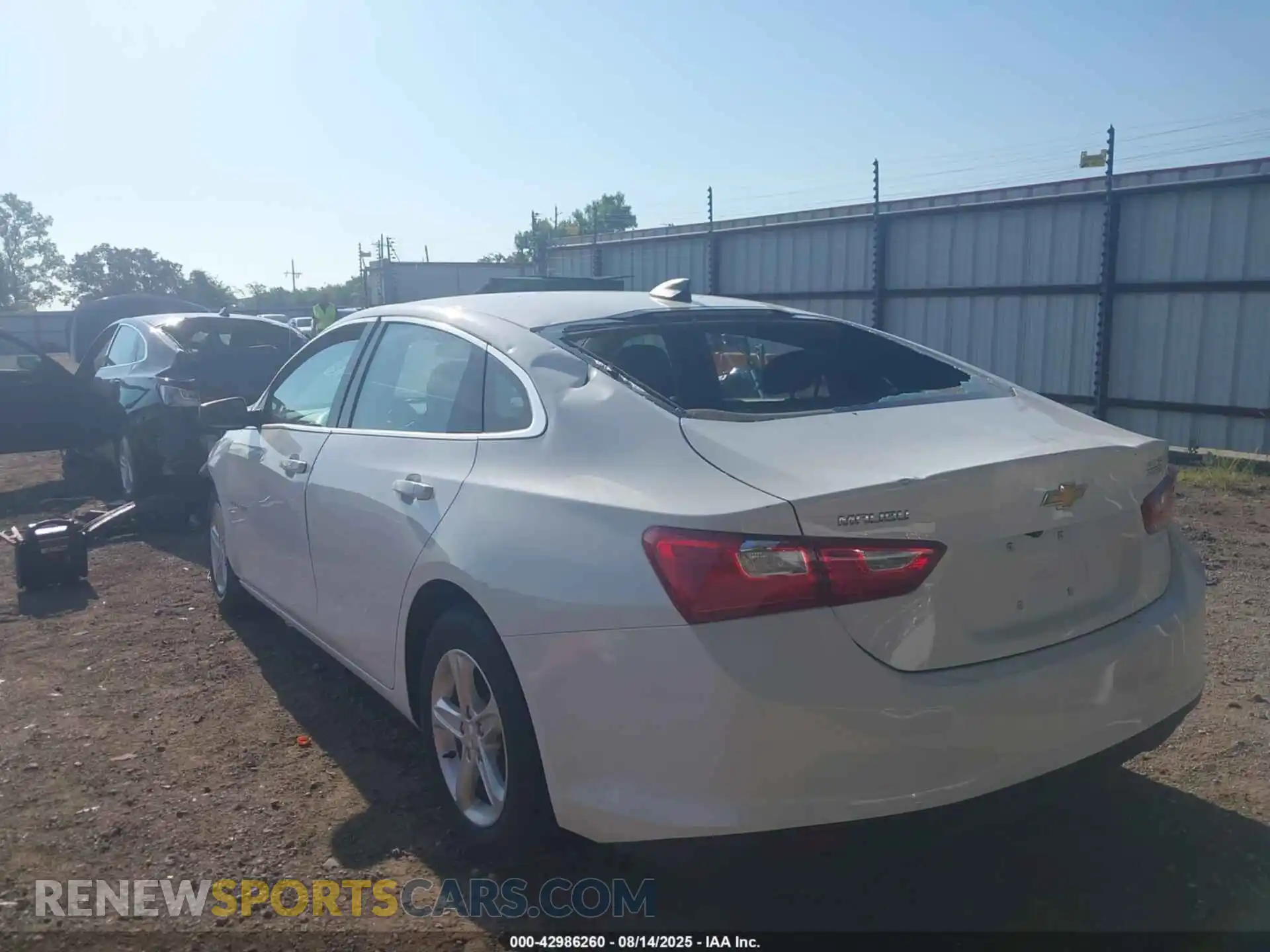 3 Photograph of a damaged car 1G1ZC5ST5PF149166 CHEVROLET MALIBU 2023