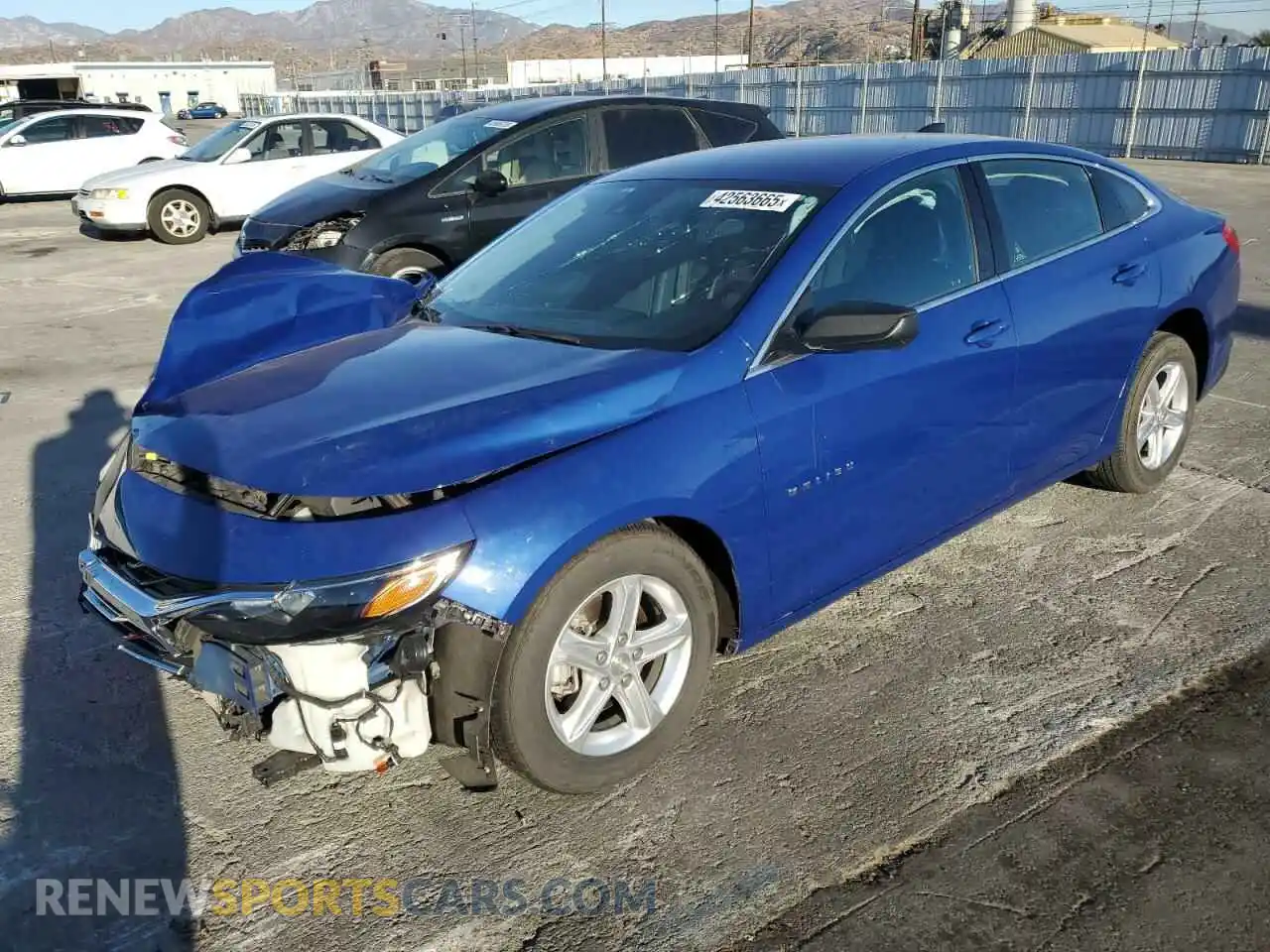 1 Photograph of a damaged car 1G1ZC5ST9PF149154 CHEVROLET MALIBU 2023