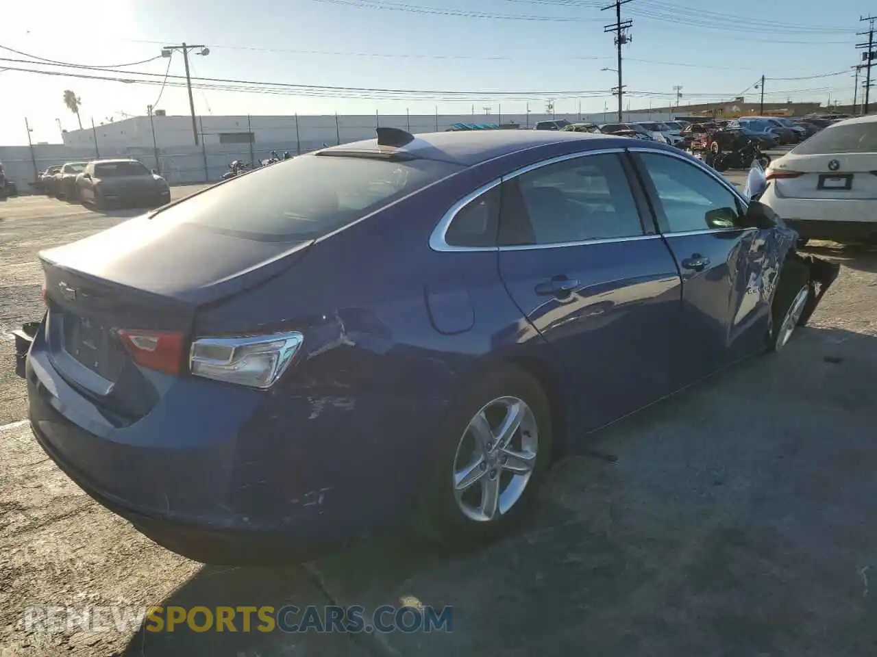 3 Photograph of a damaged car 1G1ZC5ST9PF149154 CHEVROLET MALIBU 2023