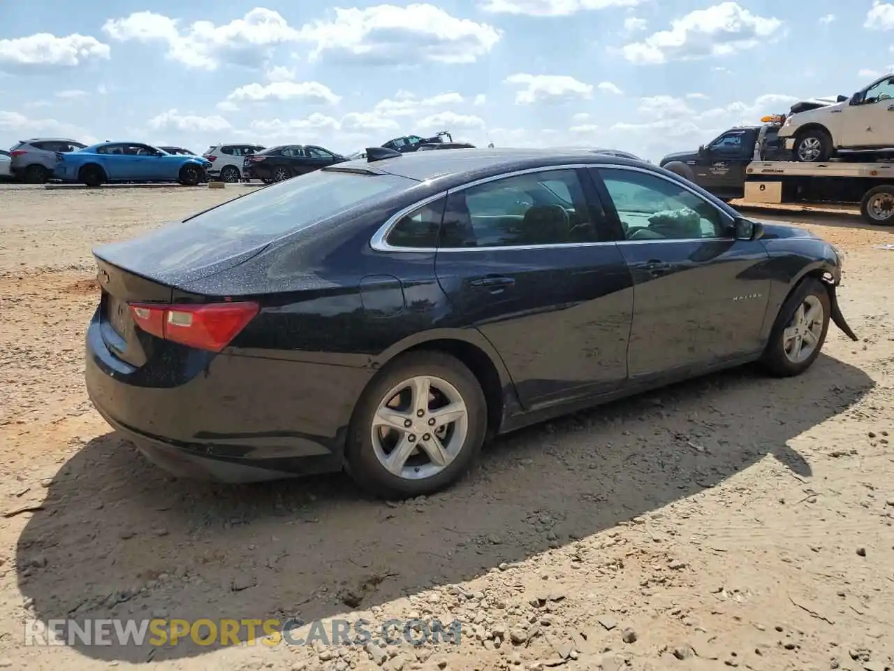 3 Photograph of a damaged car 1G1ZC5STXPF236142 CHEVROLET MALIBU 2023