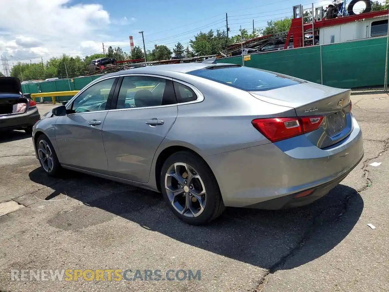 2 fotografías del automóvil dañado 1G1ZD5ST1PF149131 CHEVROLET MALIBU 2023