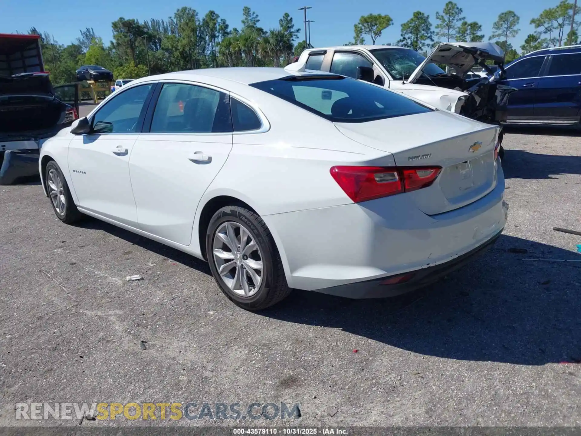 3 Photograph of a damaged car 1G1ZD5ST8PF161678 CHEVROLET MALIBU 2023