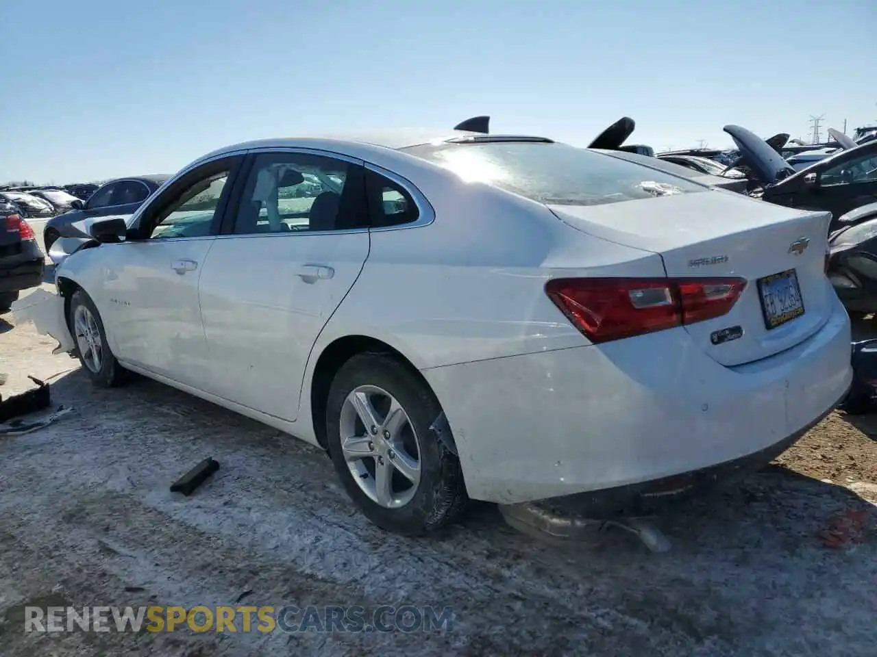2 Photograph of a damaged car 1G1ZB5ST2RF249604 CHEVROLET MALIBU 2024