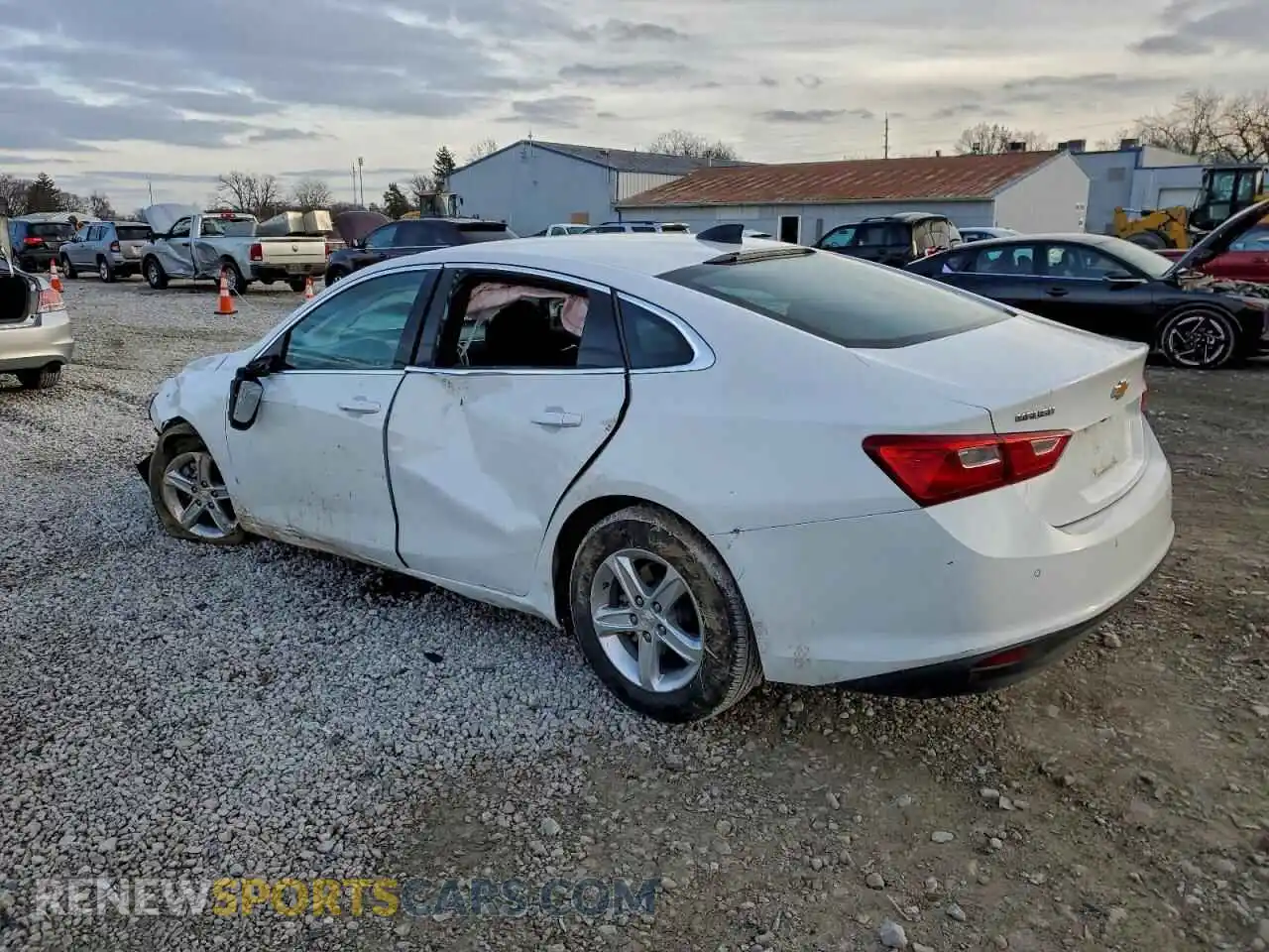 2 fotografías del automóvil dañado 1G1ZC5ST0RF201063 CHEVROLET MALIBU 2024
