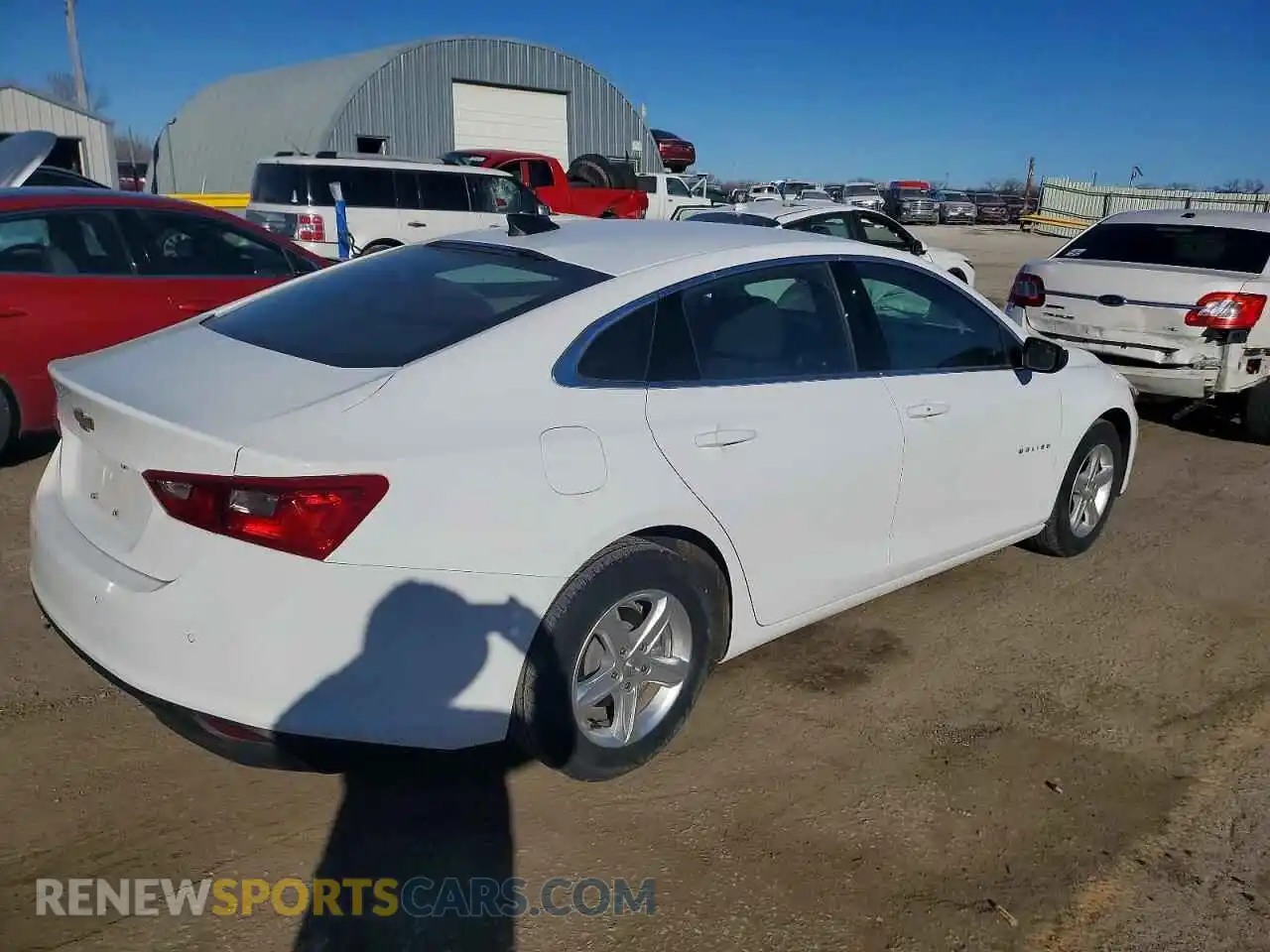 3 Photograph of a damaged car 1G1ZC5ST3RF200053 CHEVROLET MALIBU 2024