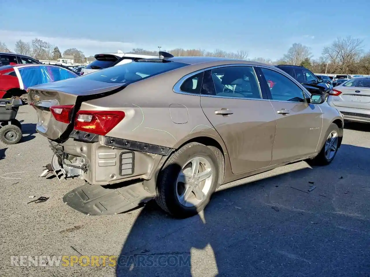 3 Photograph of a damaged car 1G1ZC5ST3RF232307 CHEVROLET MALIBU 2024