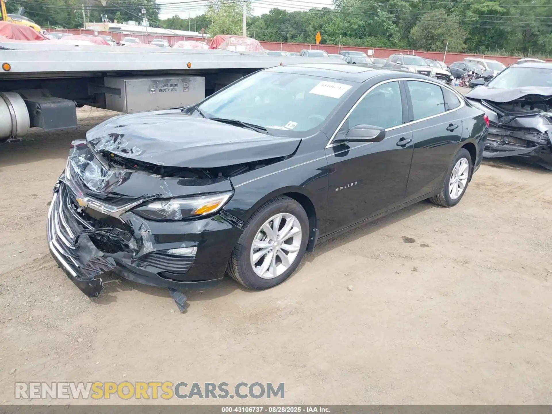 2 Photograph of a damaged car 1G1ZD5ST2RF219142 CHEVROLET MALIBU 2024